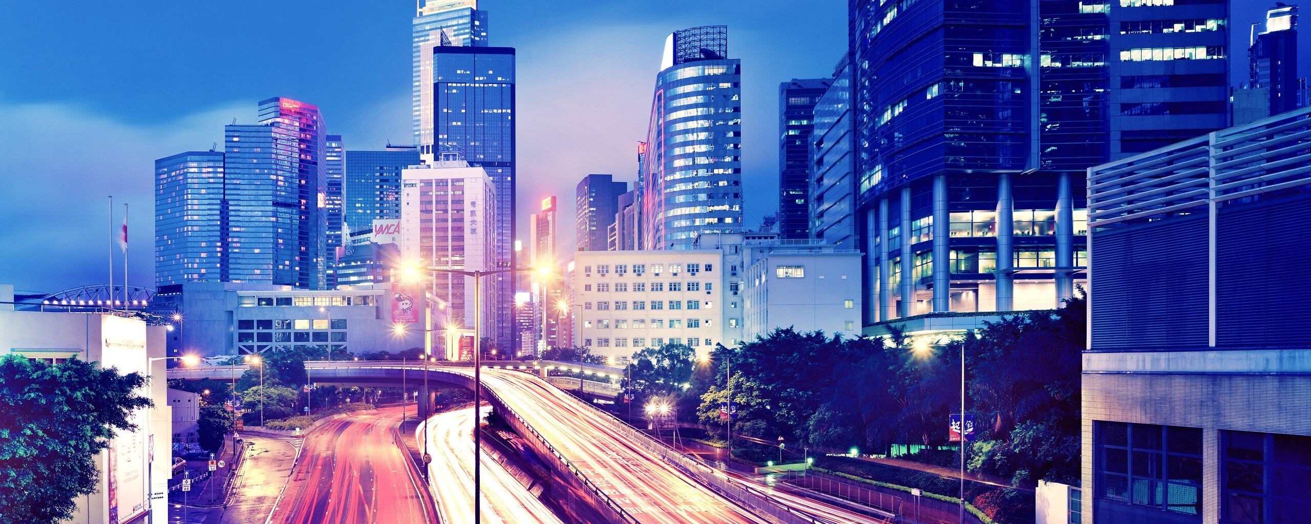 Огни Гонконга обои