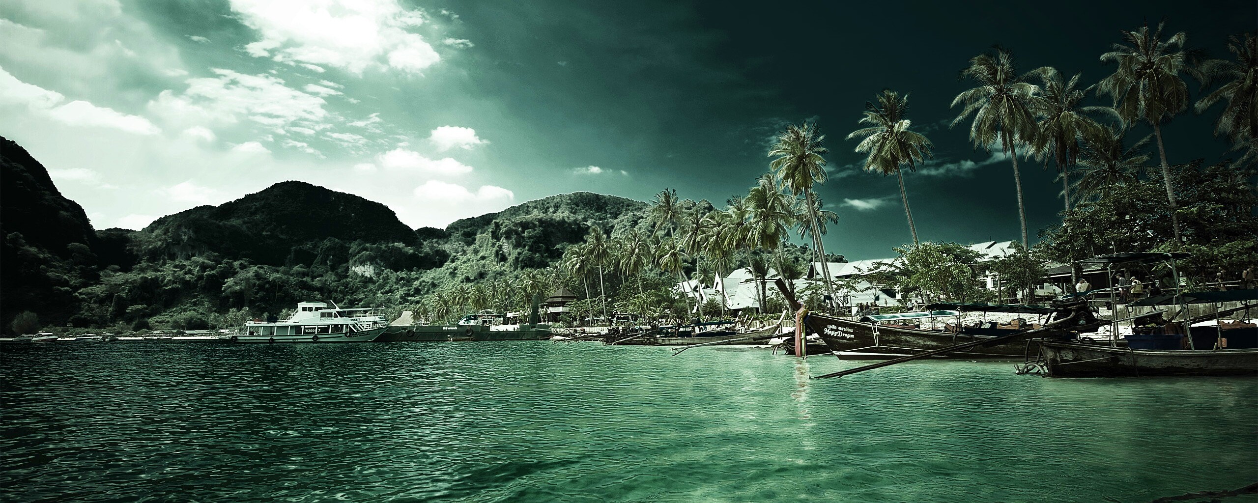 Призрачный пляж обои