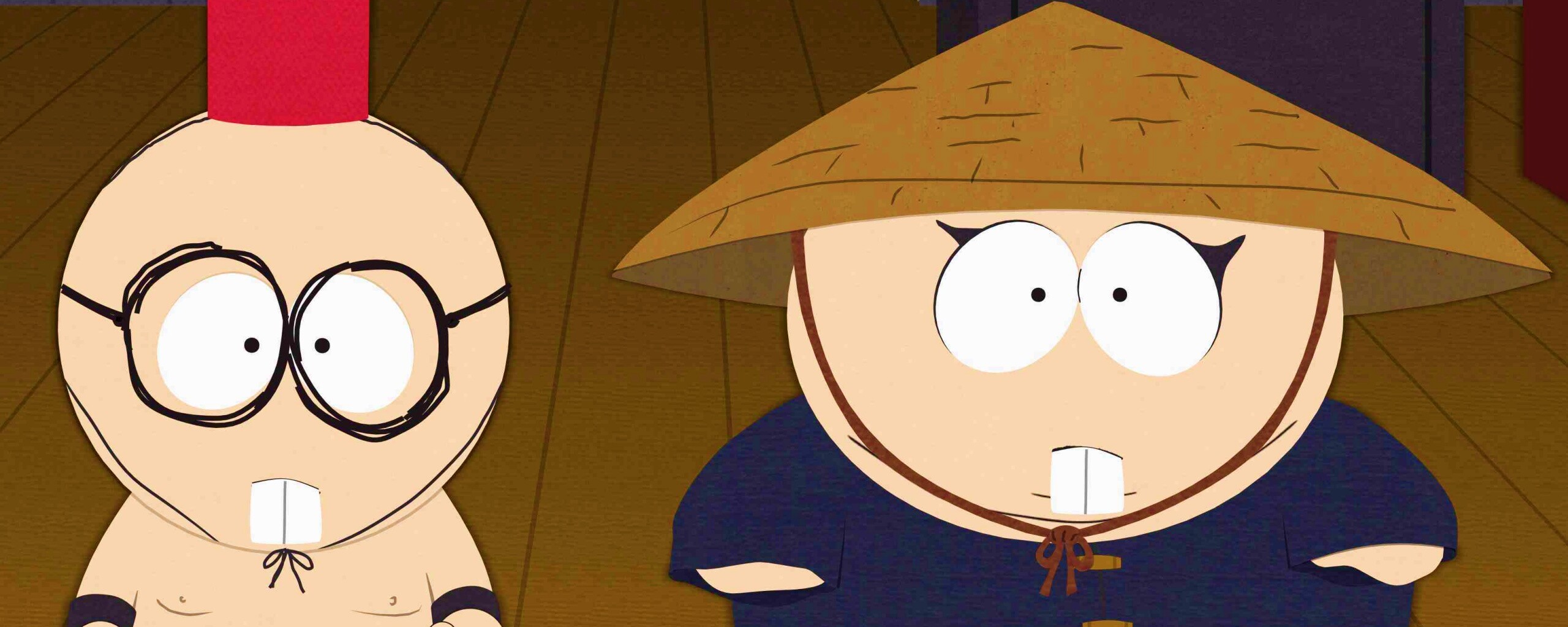 Баттерс Стотч и Эрик Картман в Китайской проблеме обои