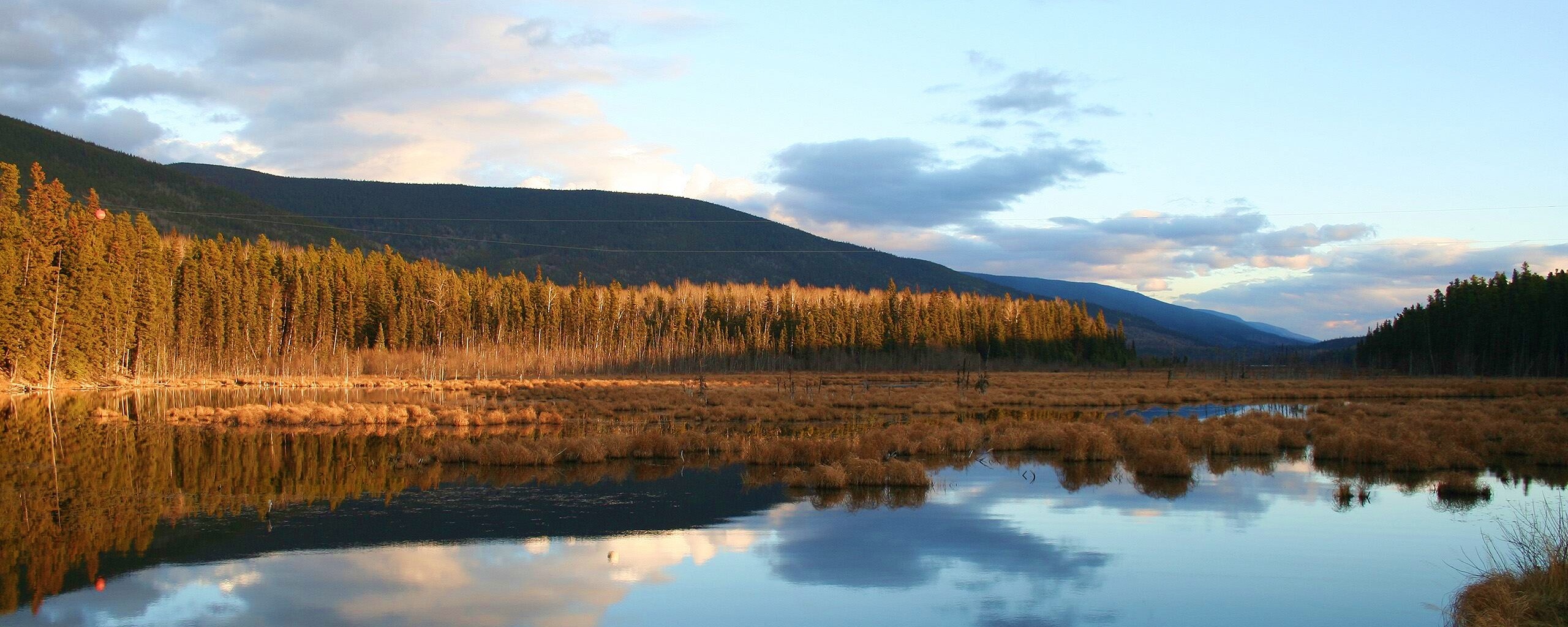 Осеннее озеро обои