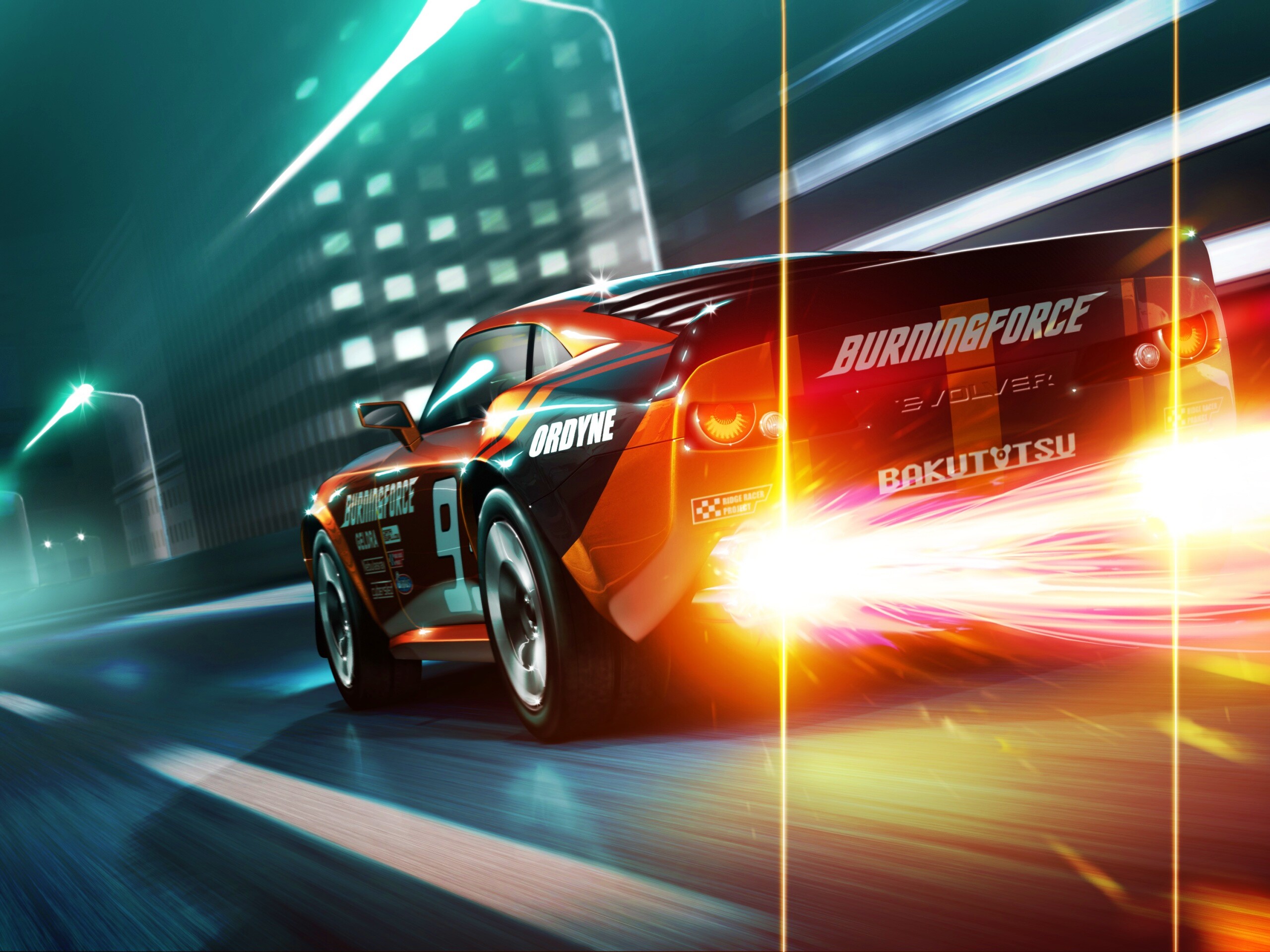 Ночное нитро обои