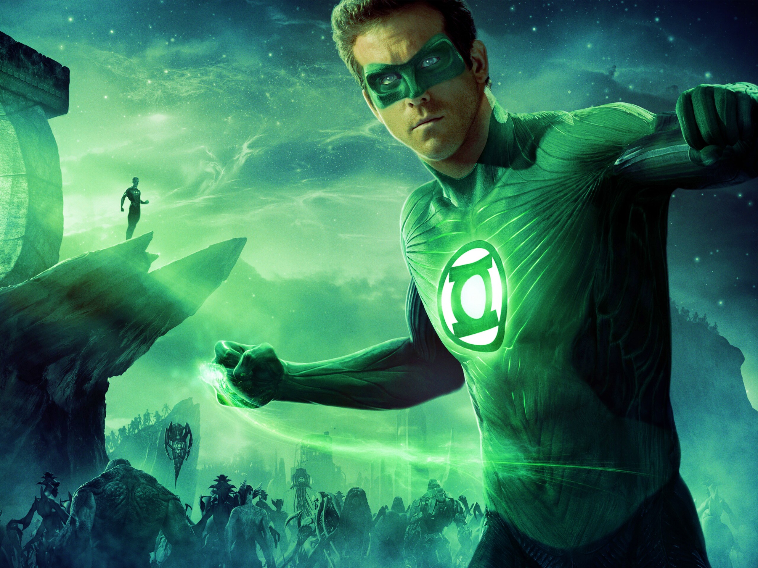 Зелёный фонарь обои