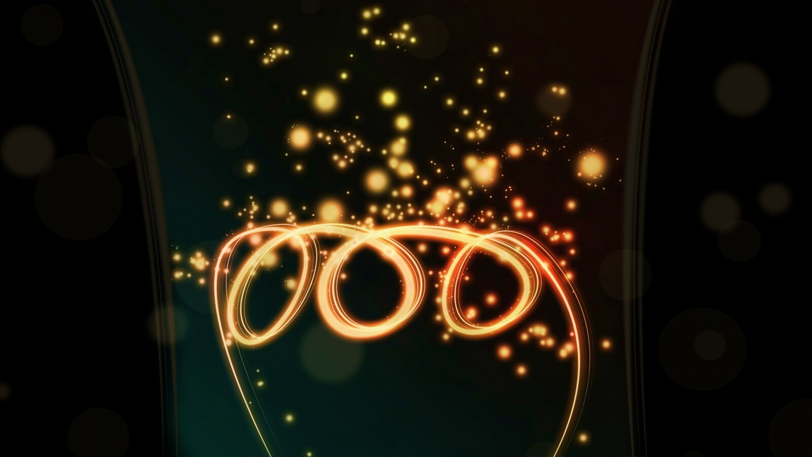 Огненные кольца обои