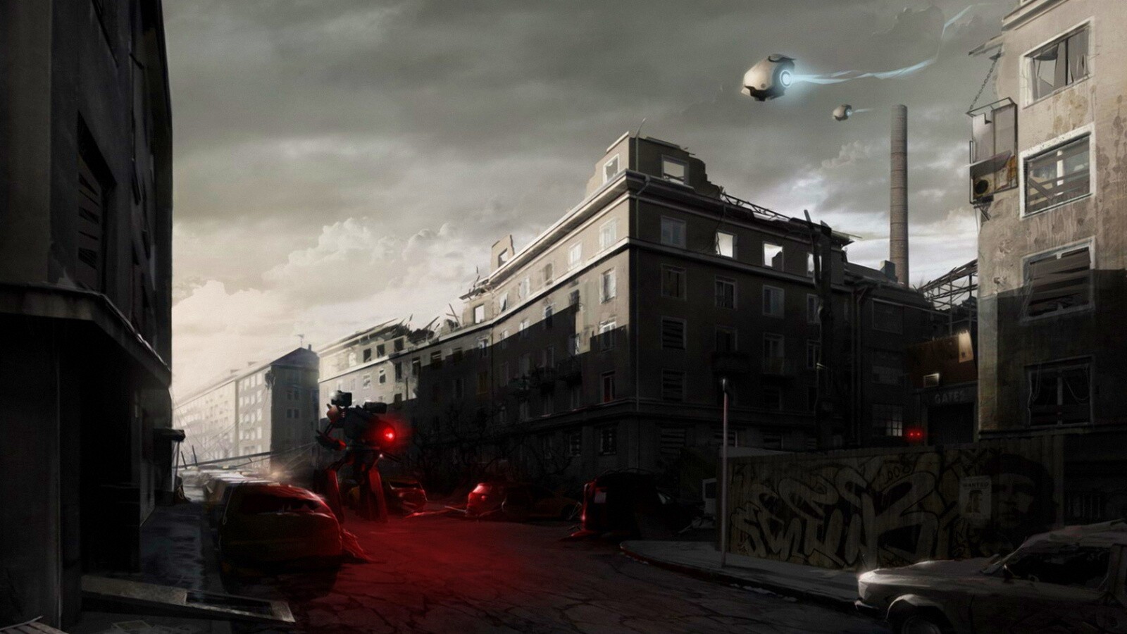 Инопланетяне в трущобах обои