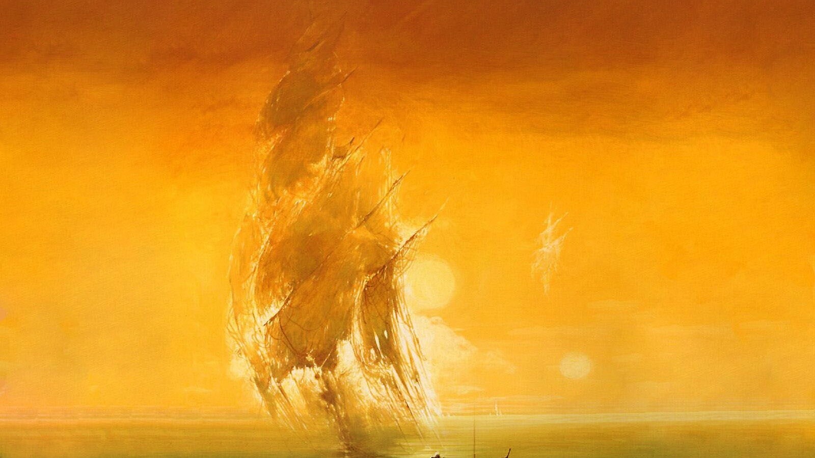 Призрачный парусник обои