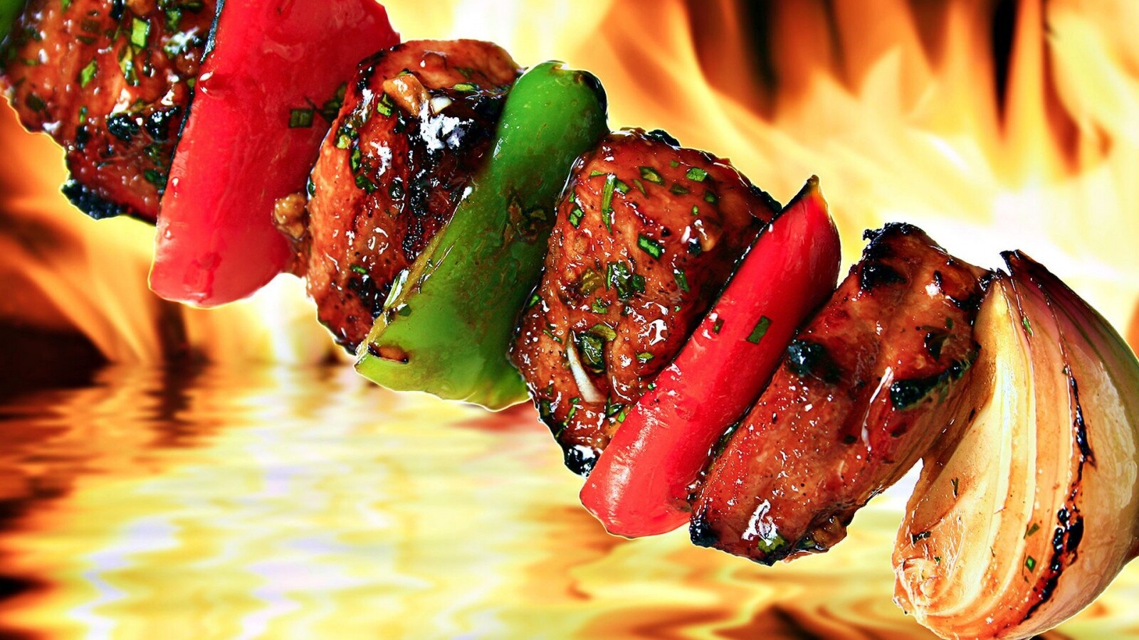 Сочный шашлычок обои