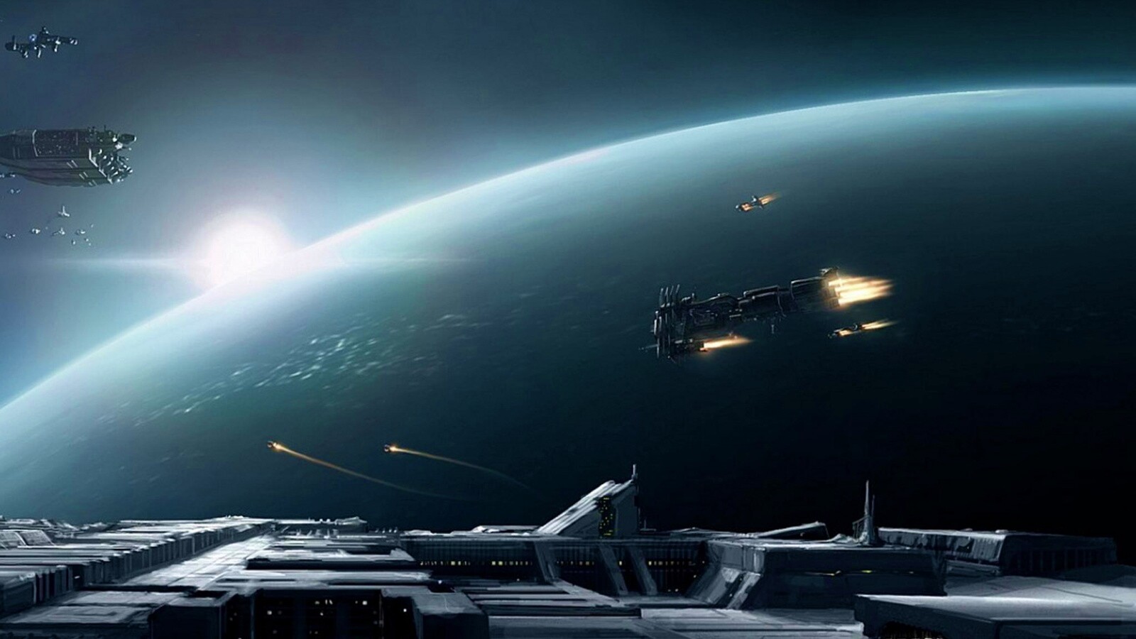 Космическая баталия обои