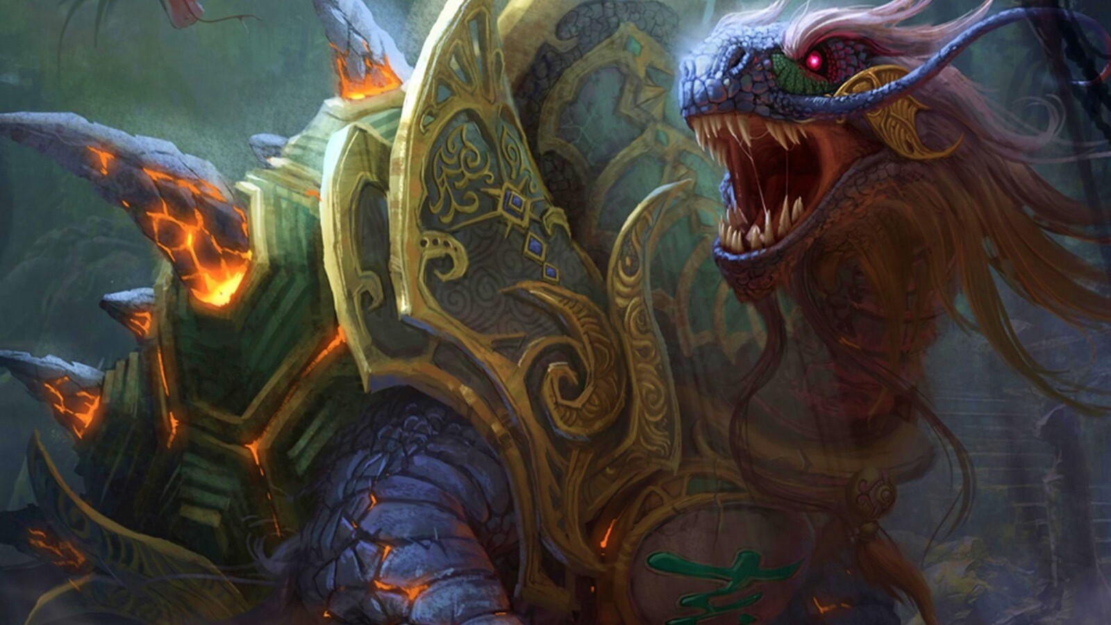 Драон-черепаха обои