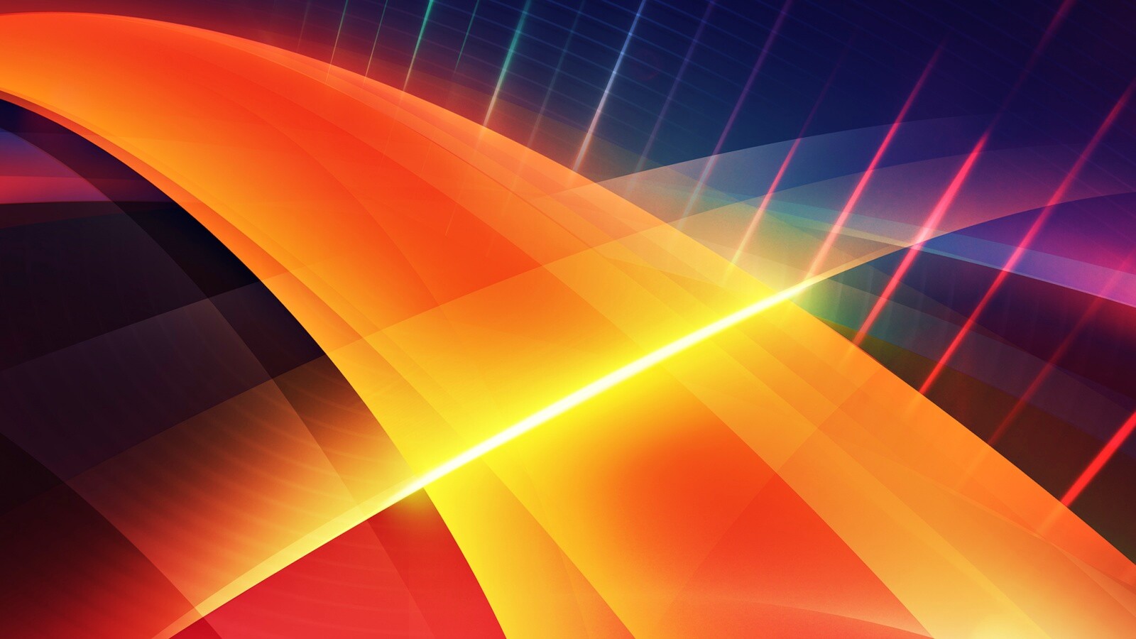 Пересекающиеся оранжевые полосы обои