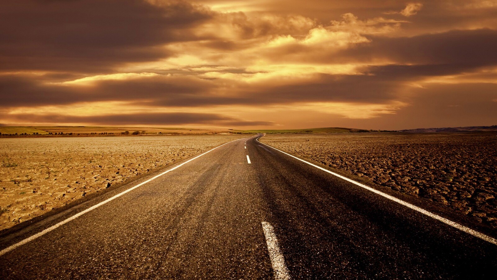 Дорого к горизонту обои