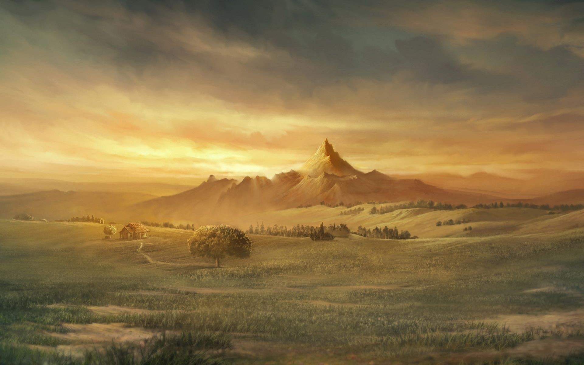 Пейзаж обои