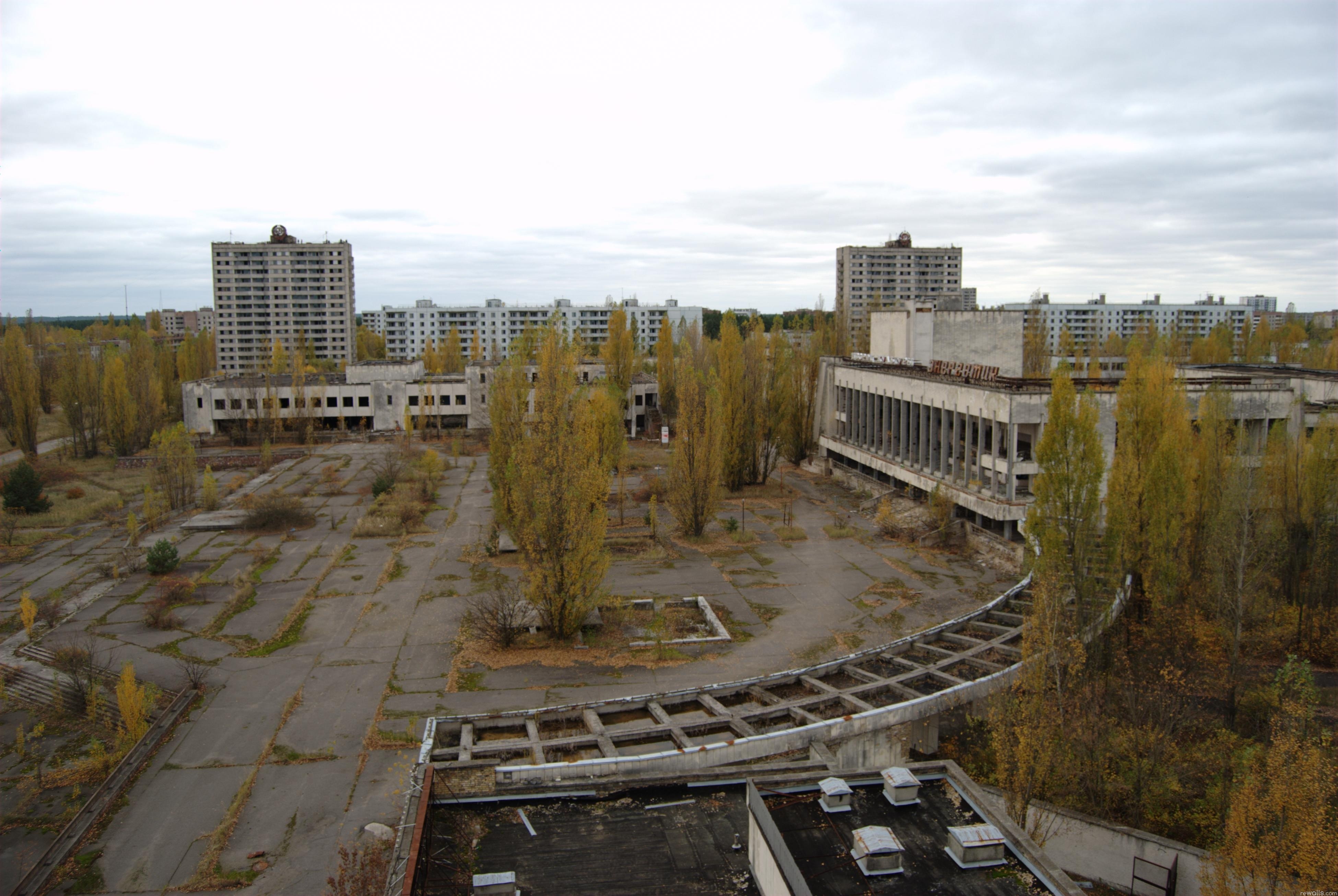 Площадь в Припяти обои