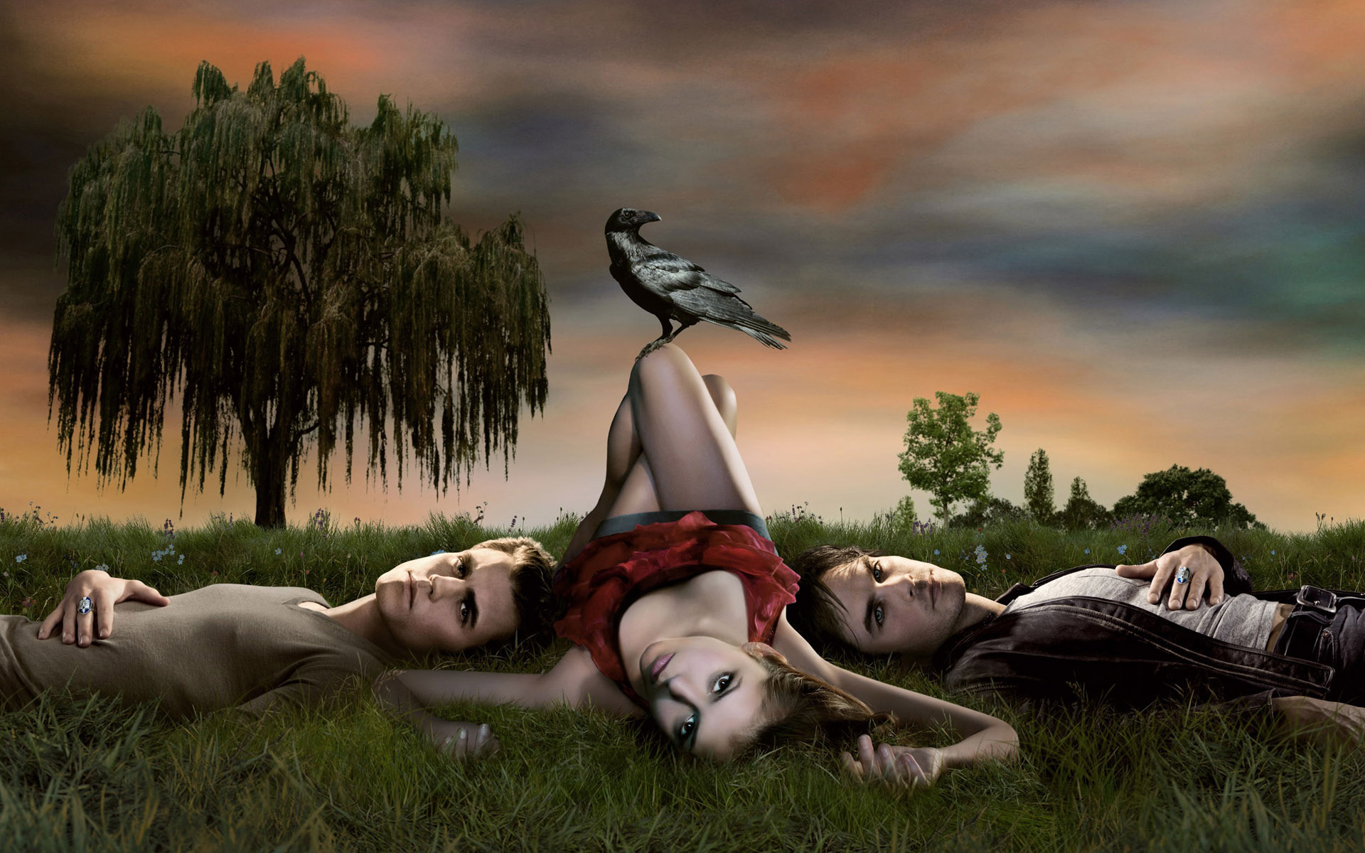 Герои сериала Дневники Вампира обои