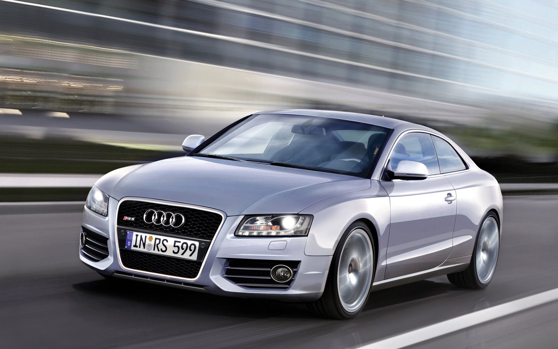 Ауди на скорости обои