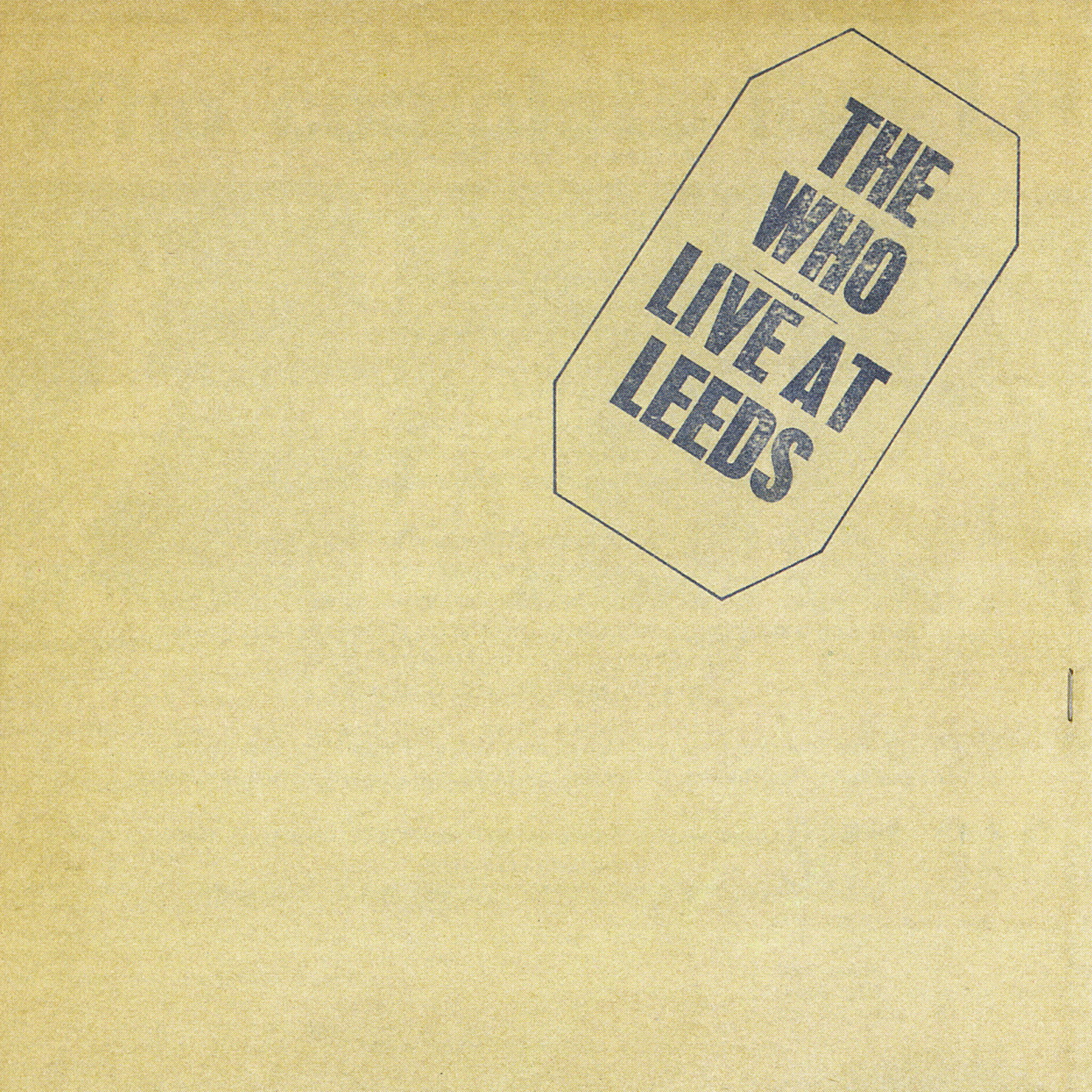 The who live at leeds обои