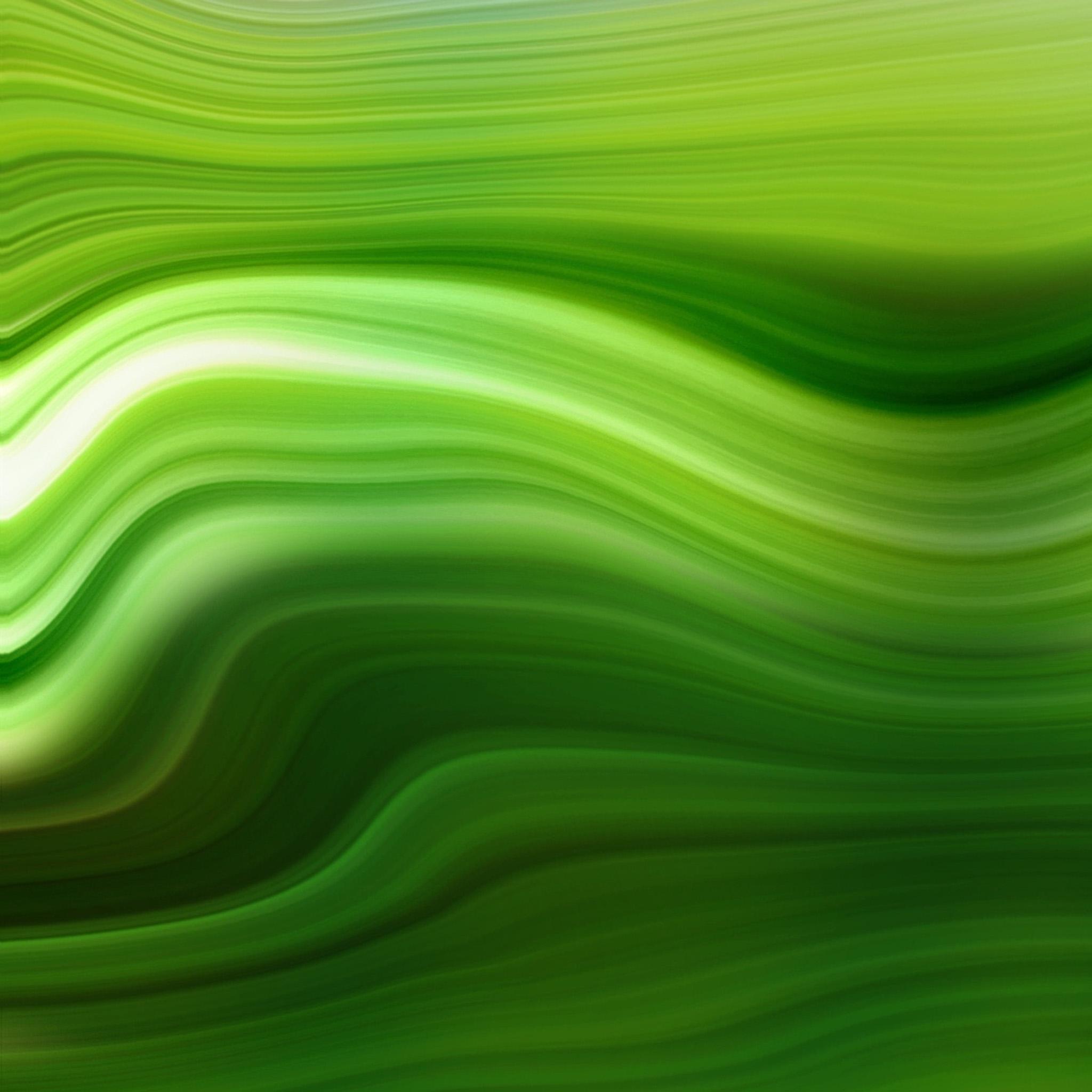 Зеленые волны обои