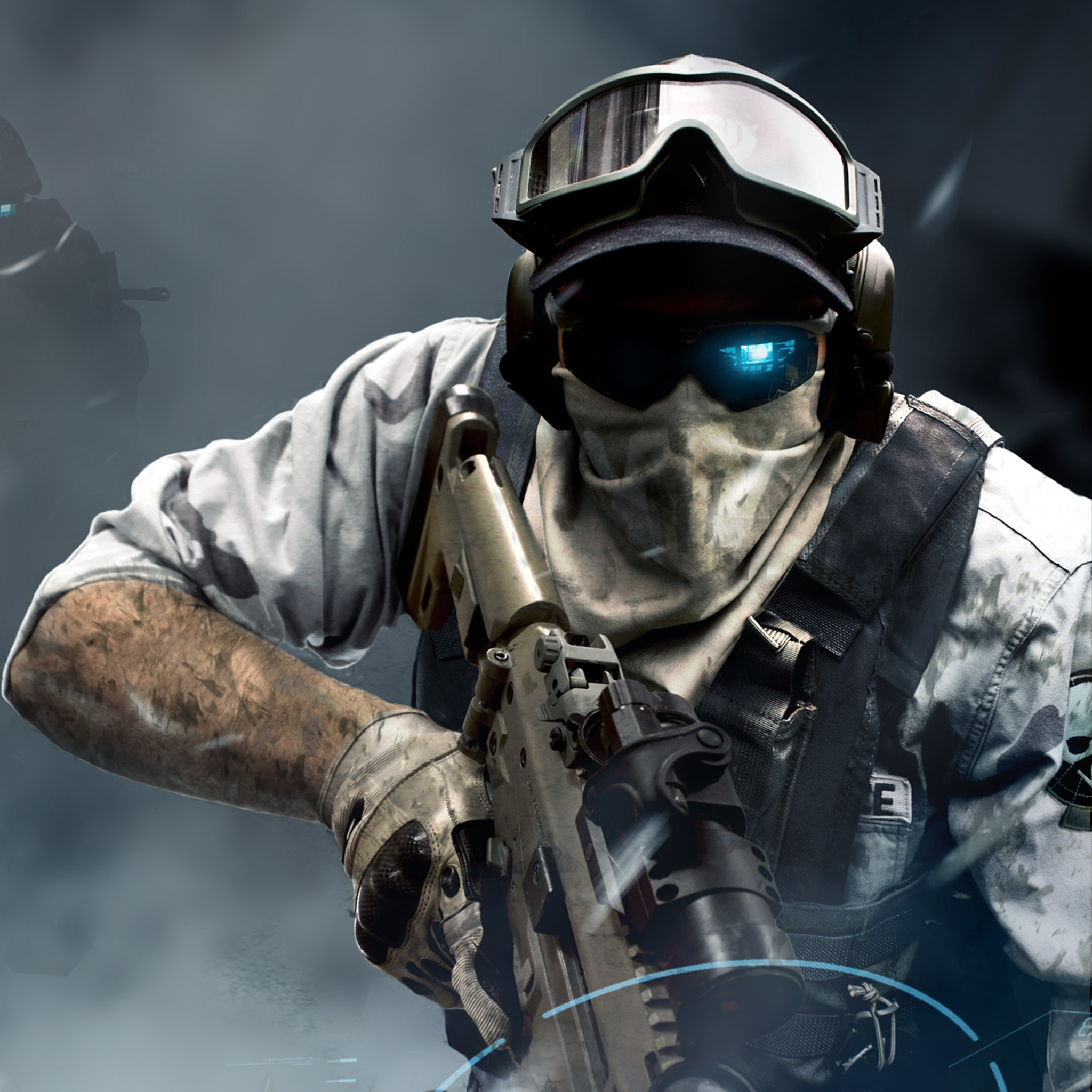 Боец в маске обои