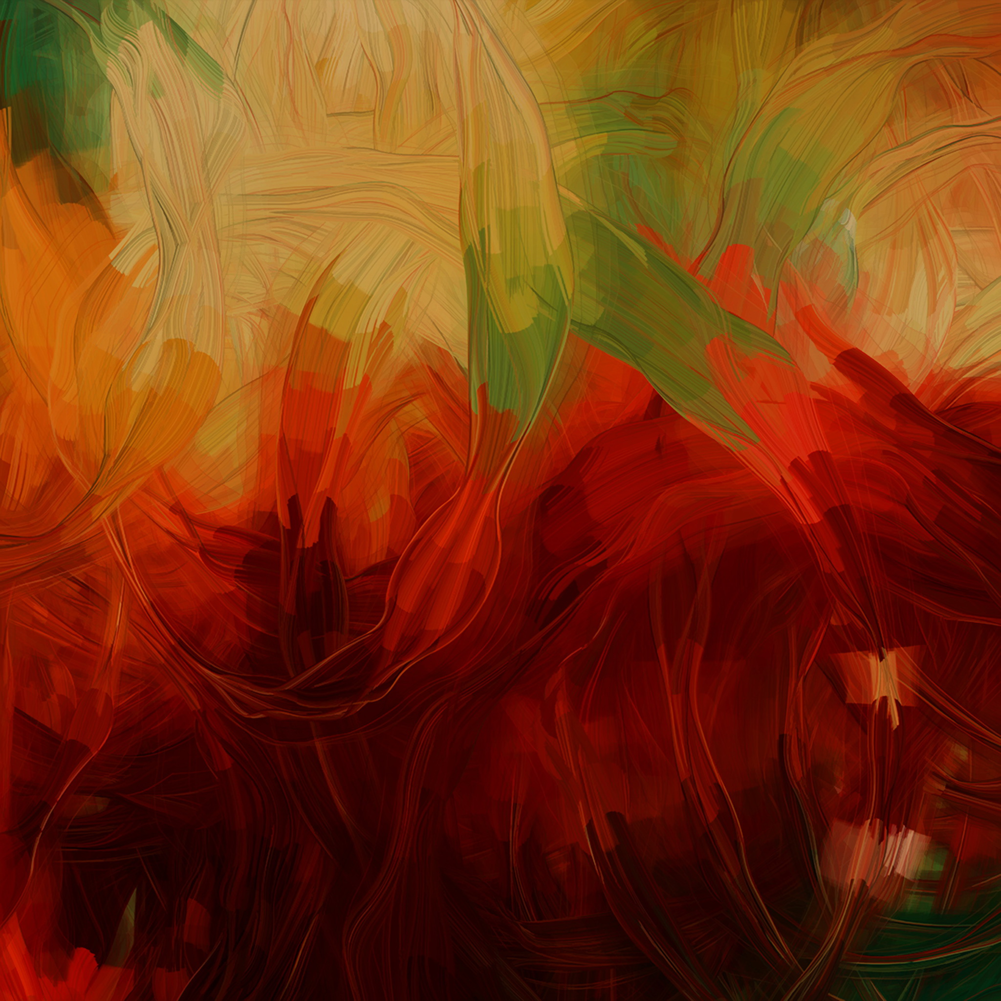 Абстракция красками обои