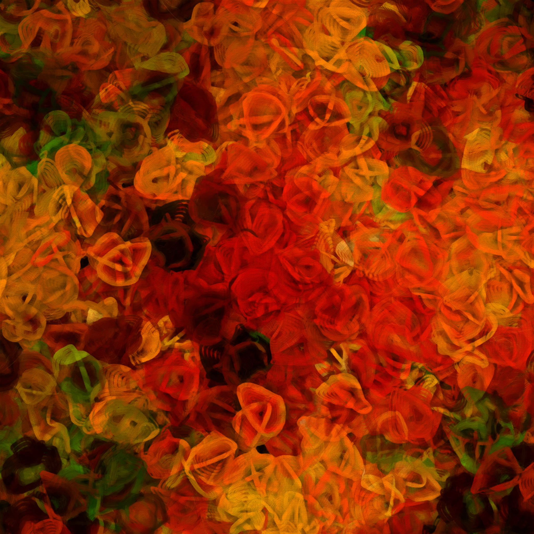 Разноцветные завитушки обои