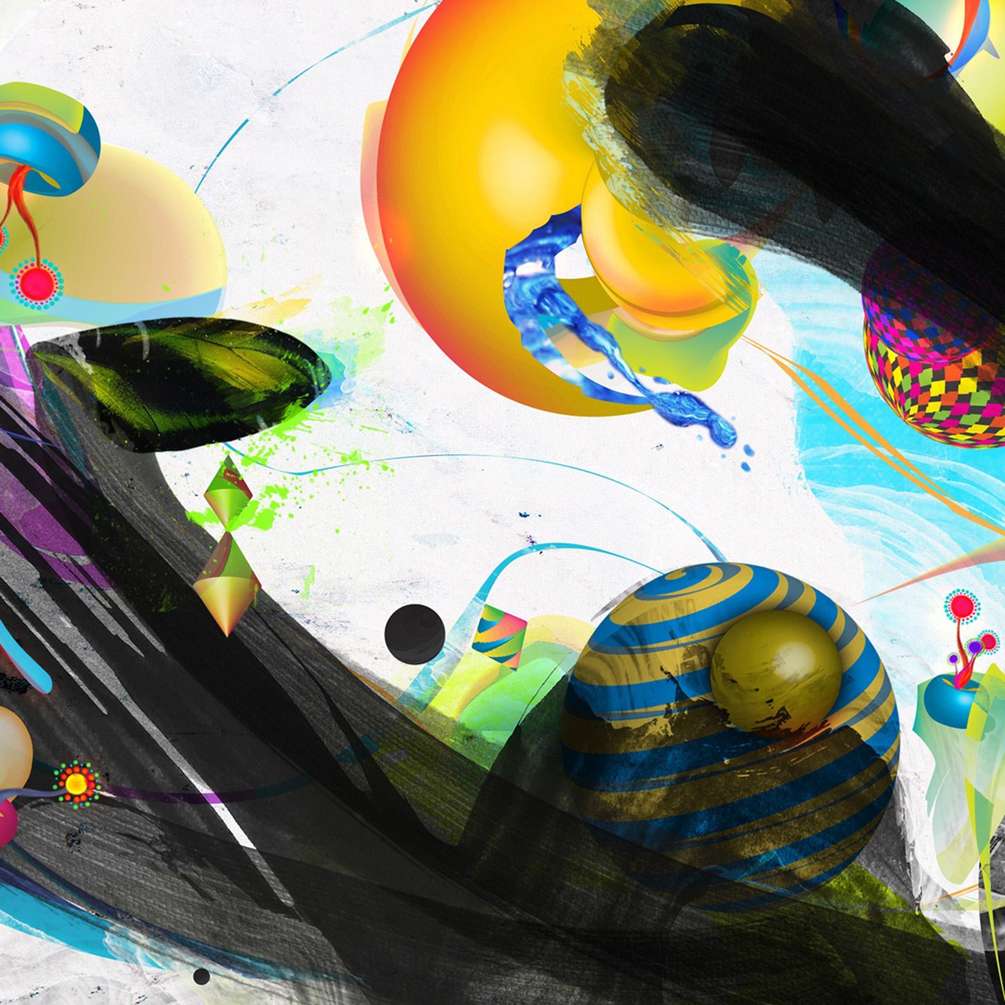 Абстракция из игрушек обои