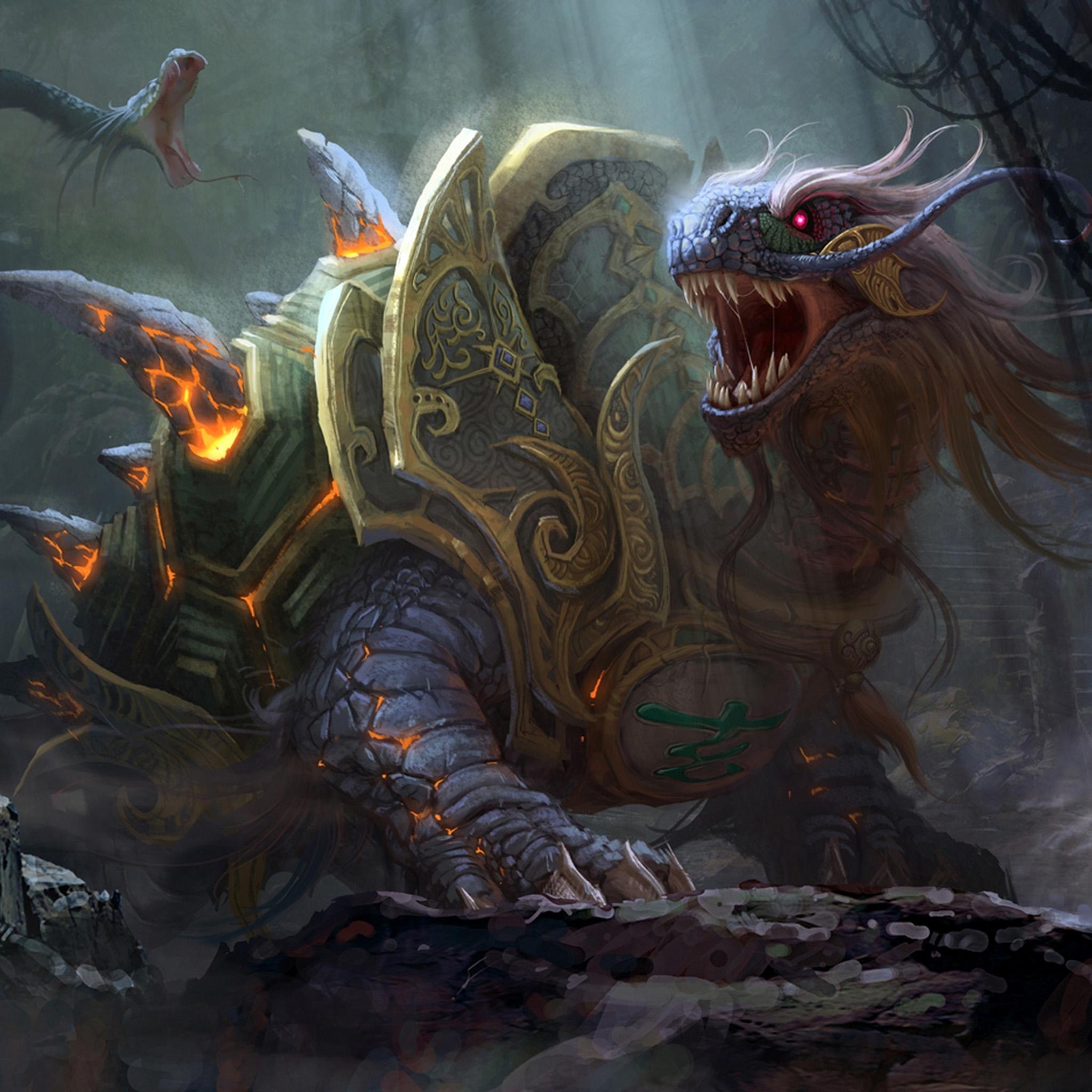 Драон-черепаха обои