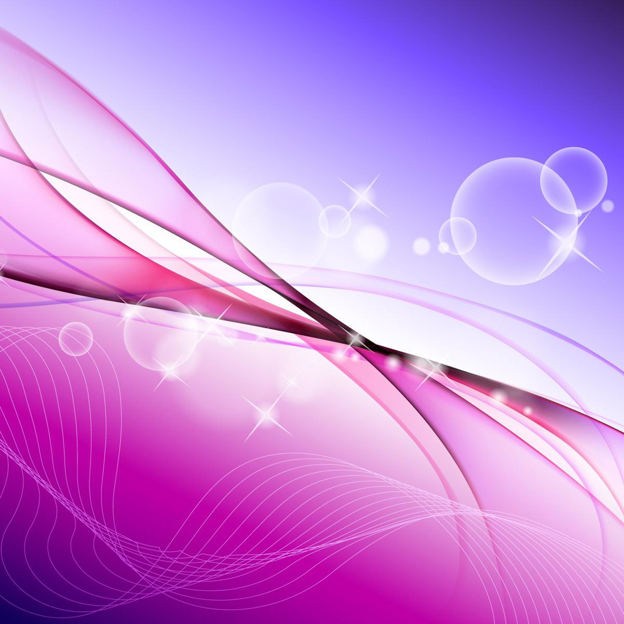 Лиловые волны обои