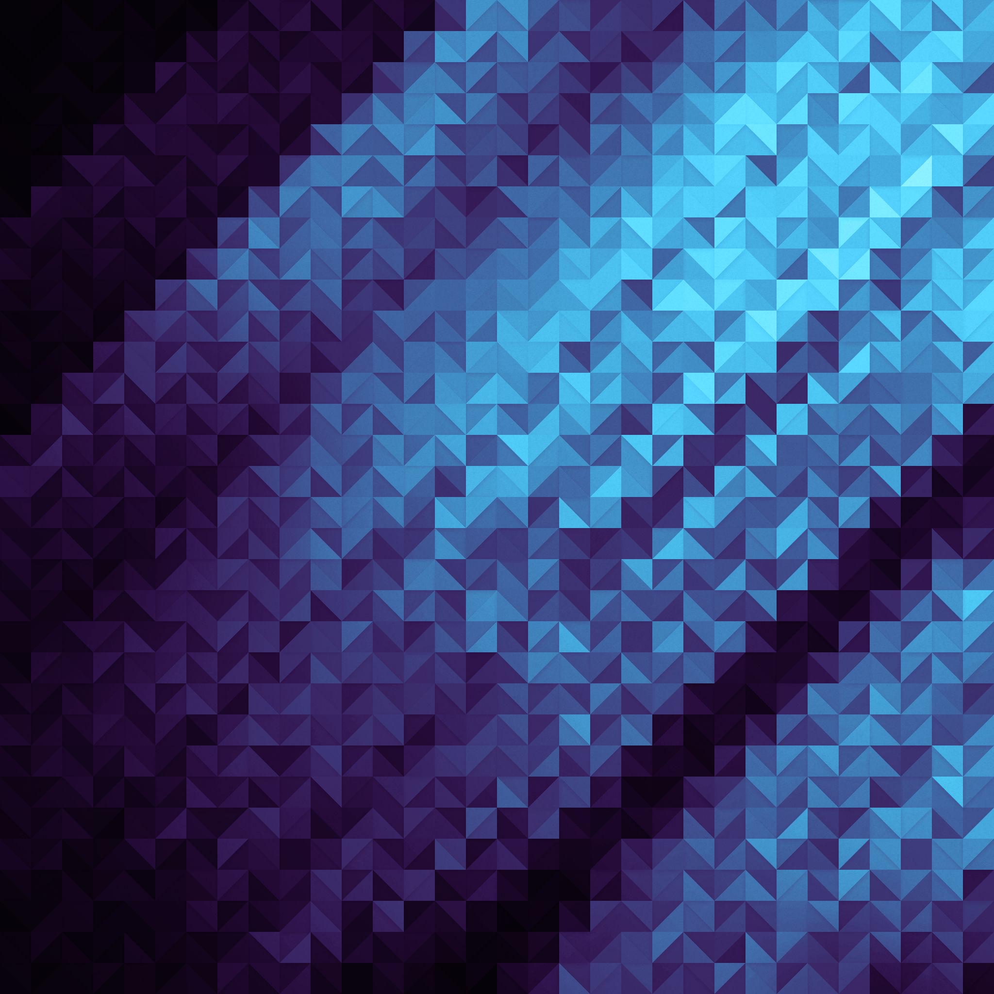 Синий квадратный узор обои