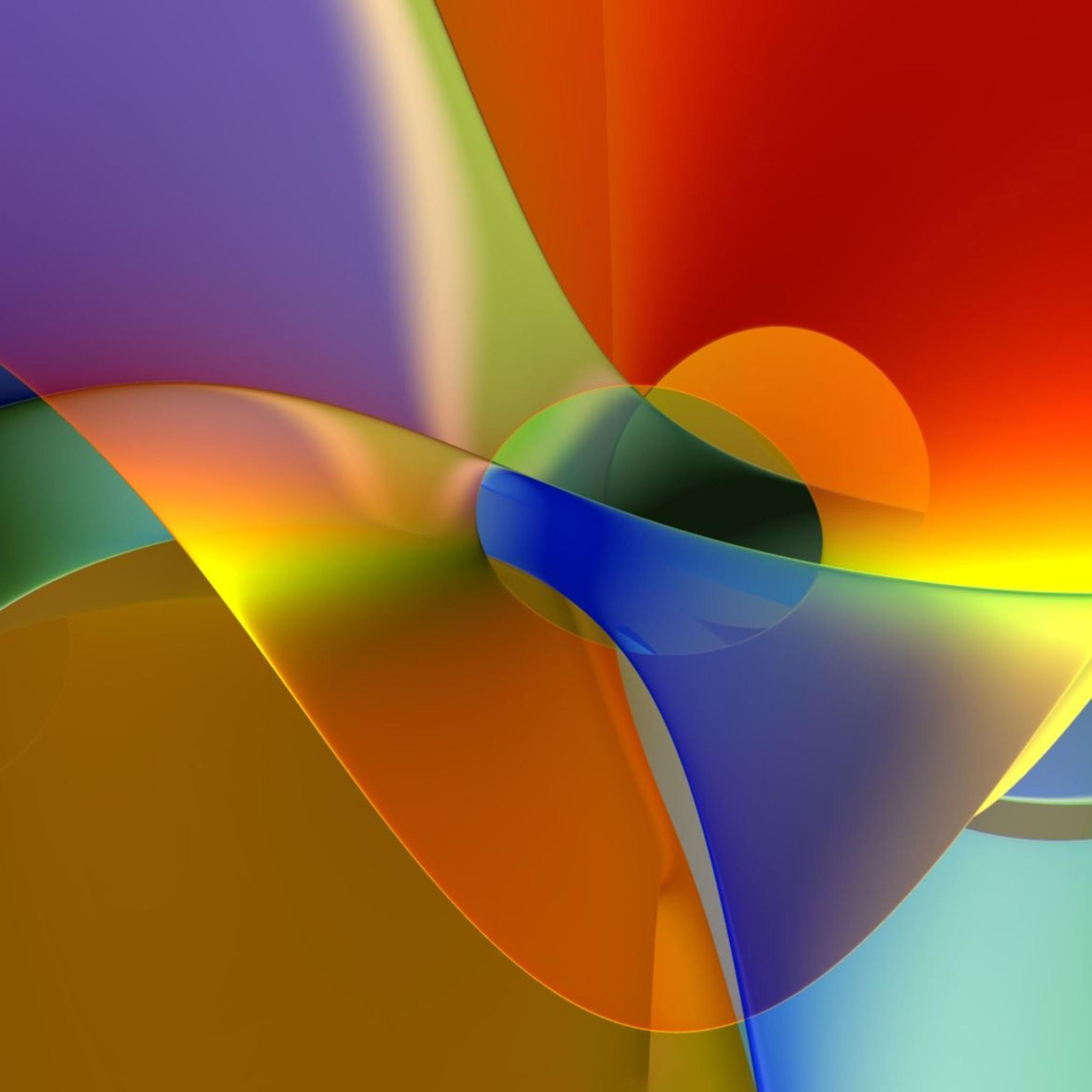 Разноцветные переплетения обои