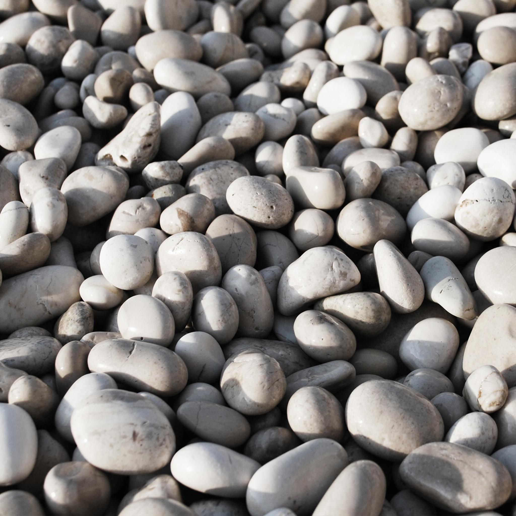 Белая галька обои