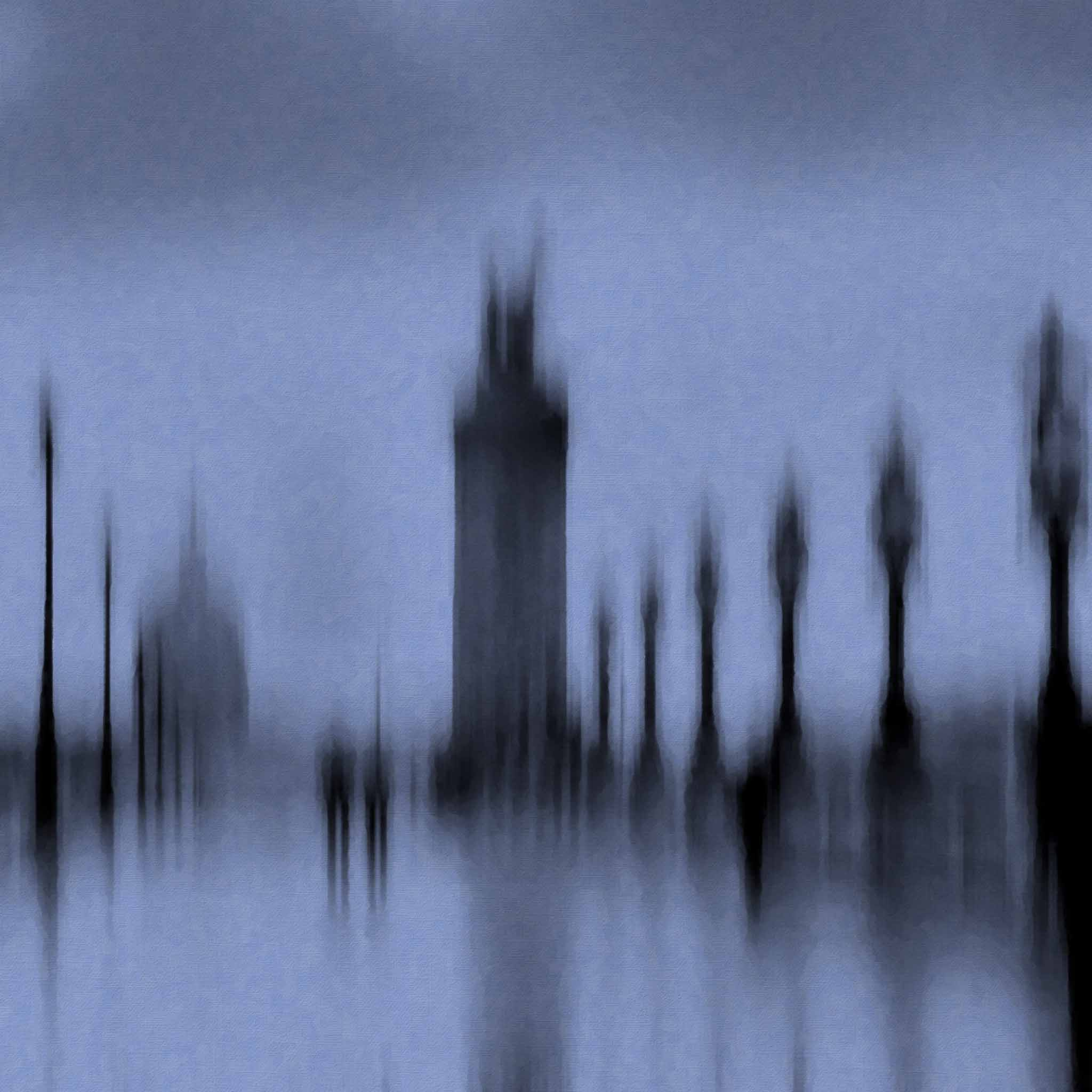 Размытый вид с моста обои