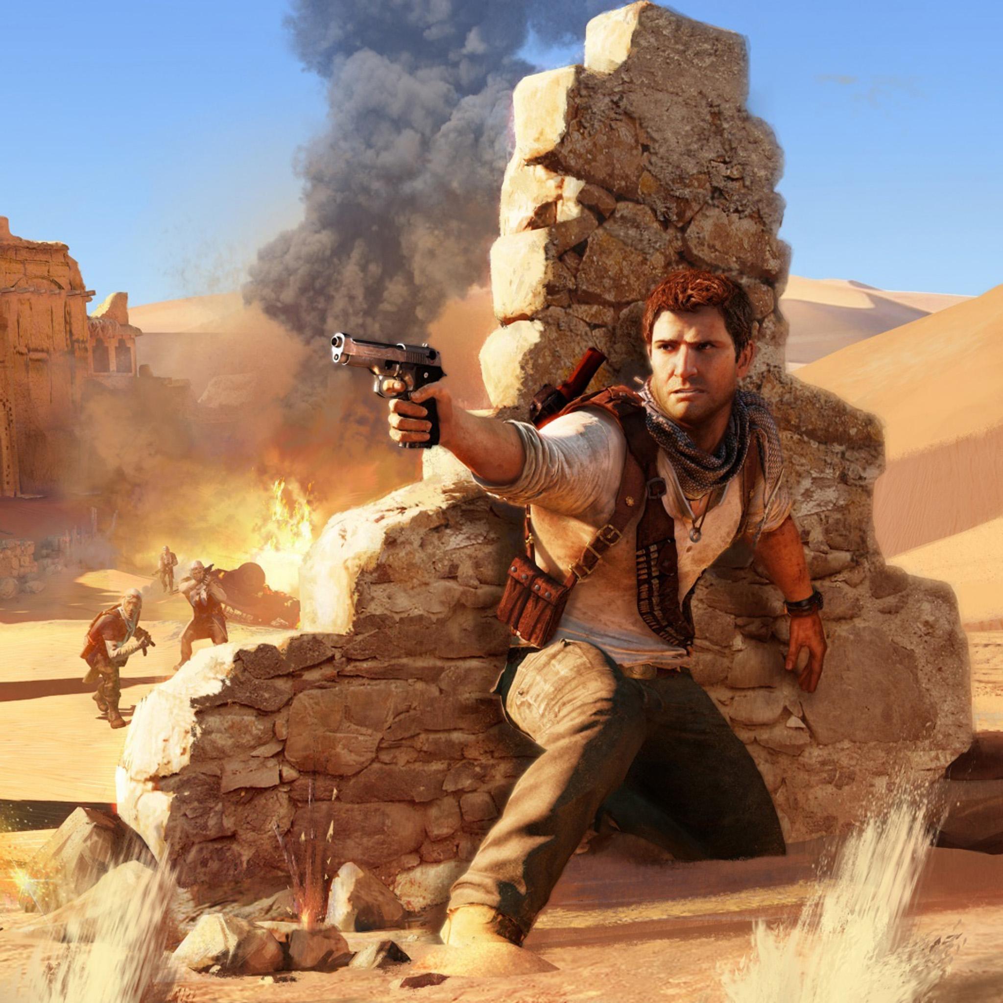 Бой в пустыне обои