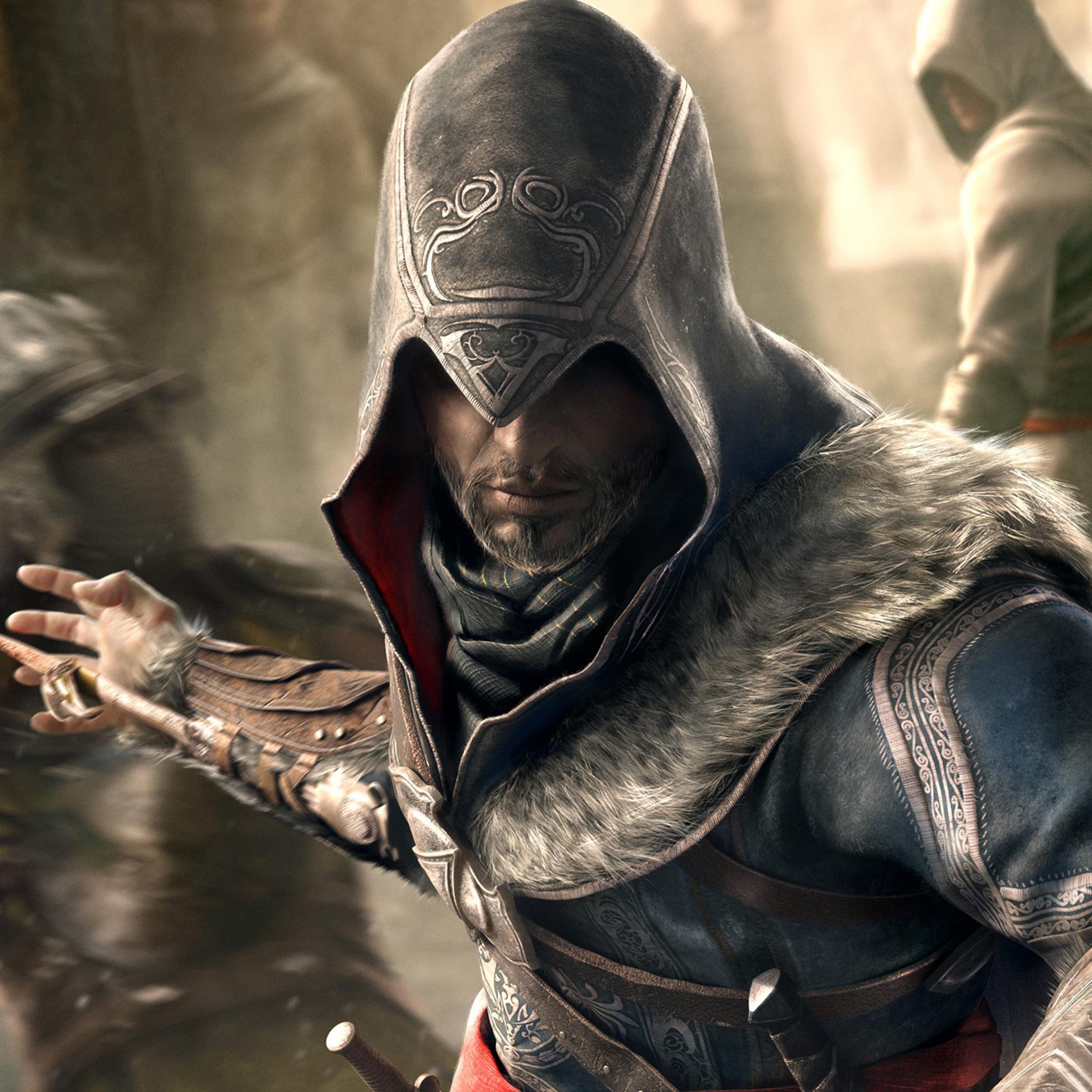 Ассасин перед атакой обои