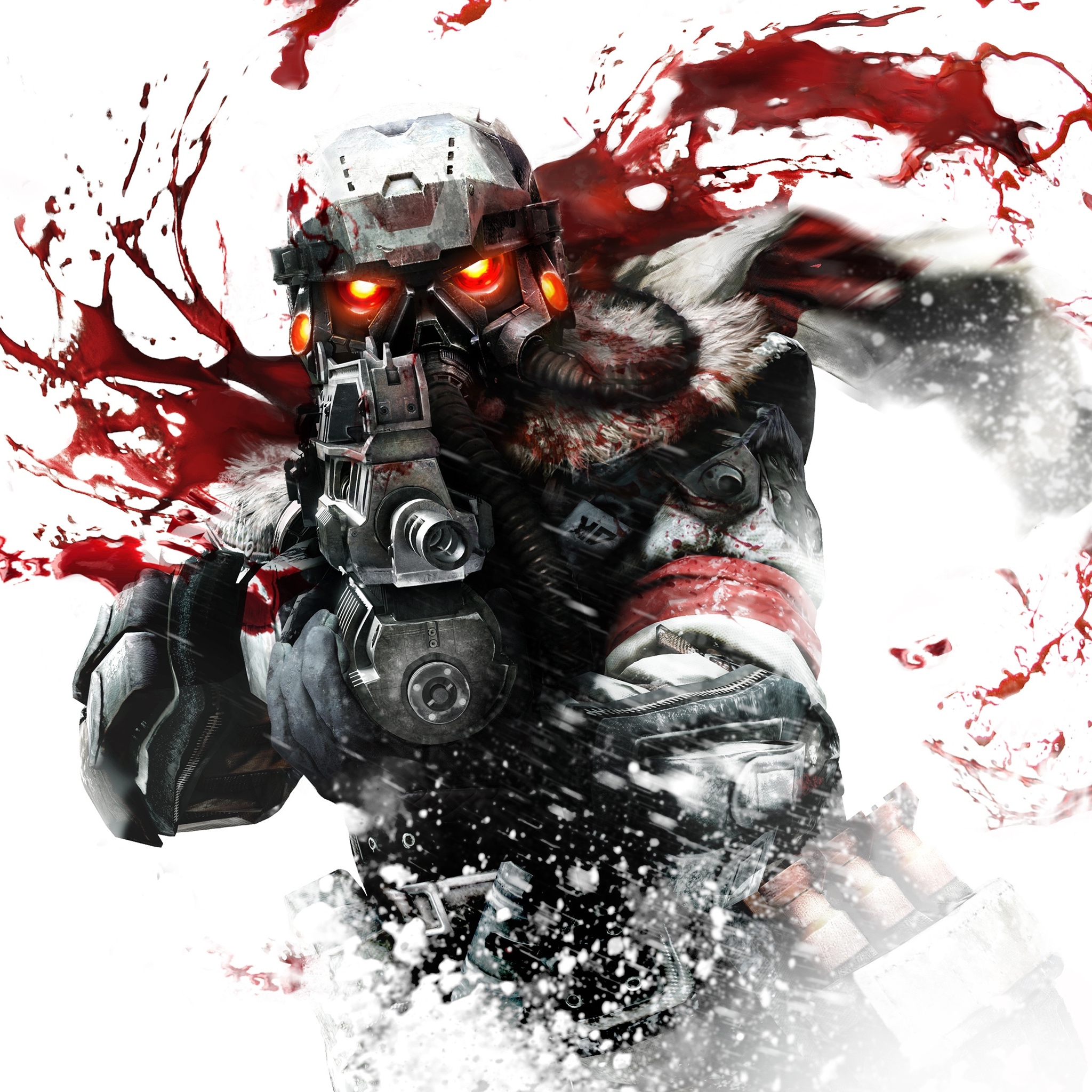 Боец в зимней форме обои