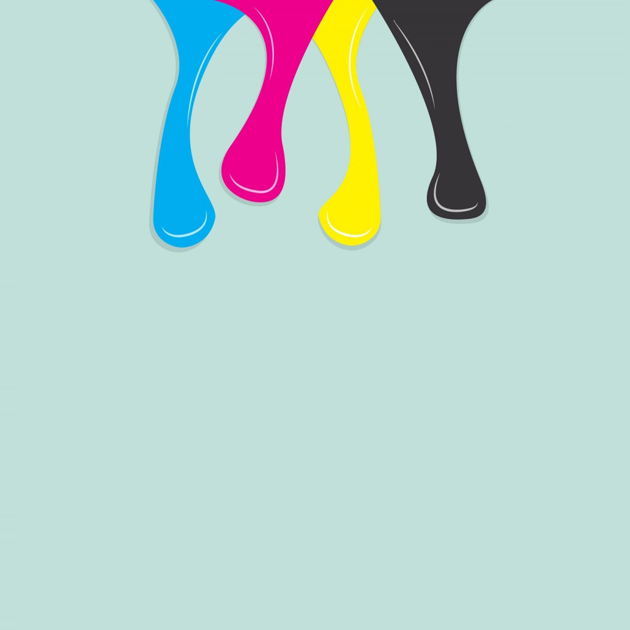 Цветный подтеки обои