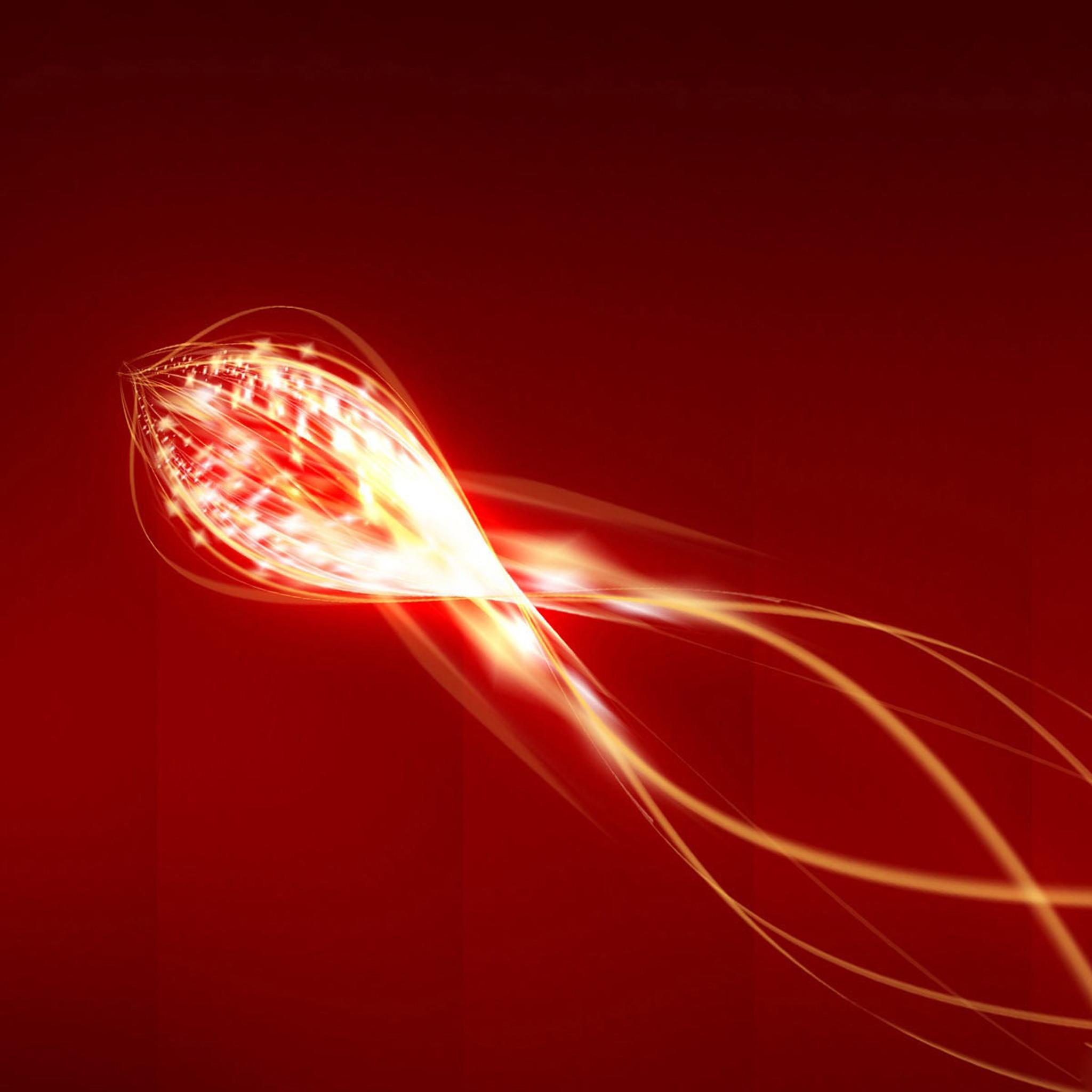 Сгусток красных линий обои