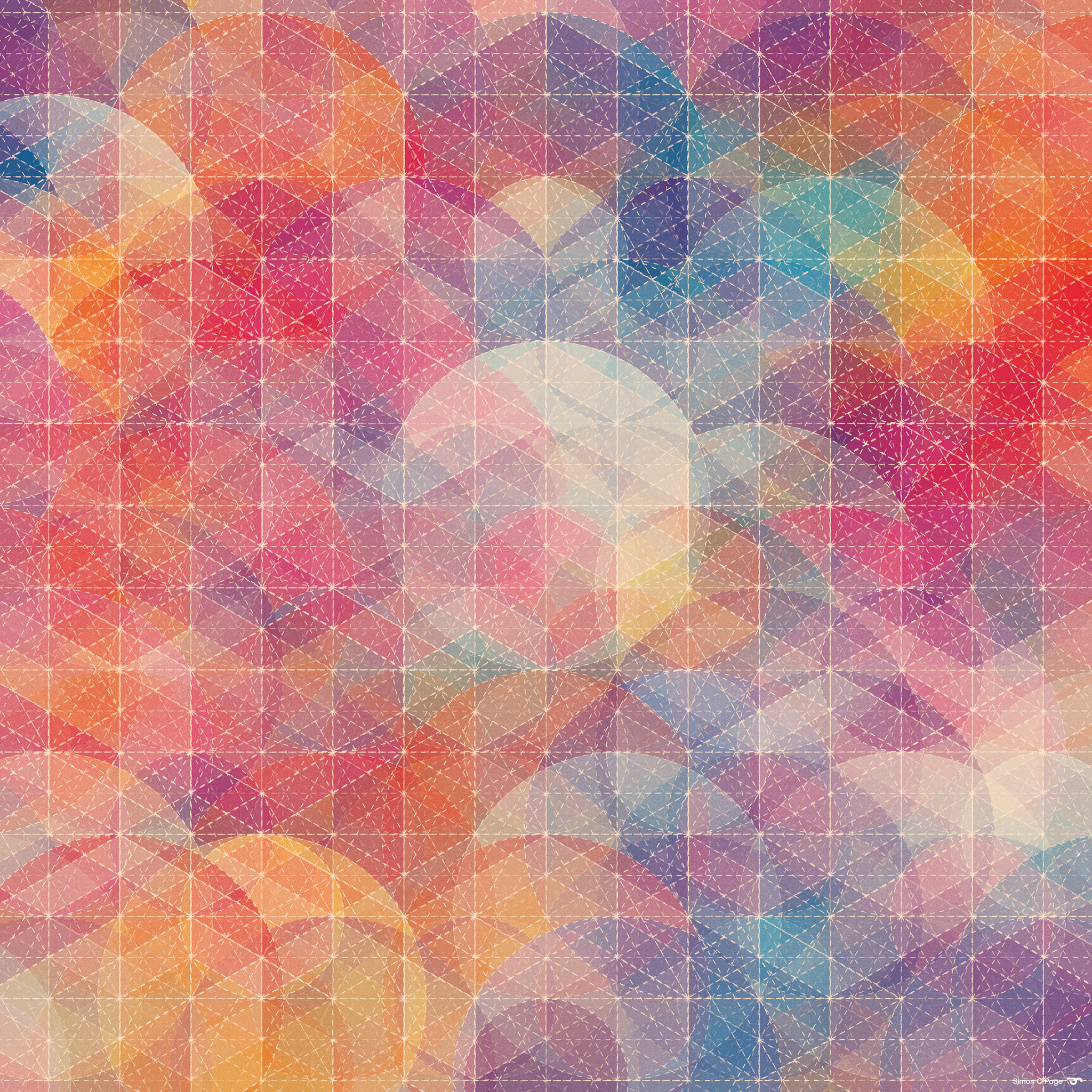 Геометрический узор обои