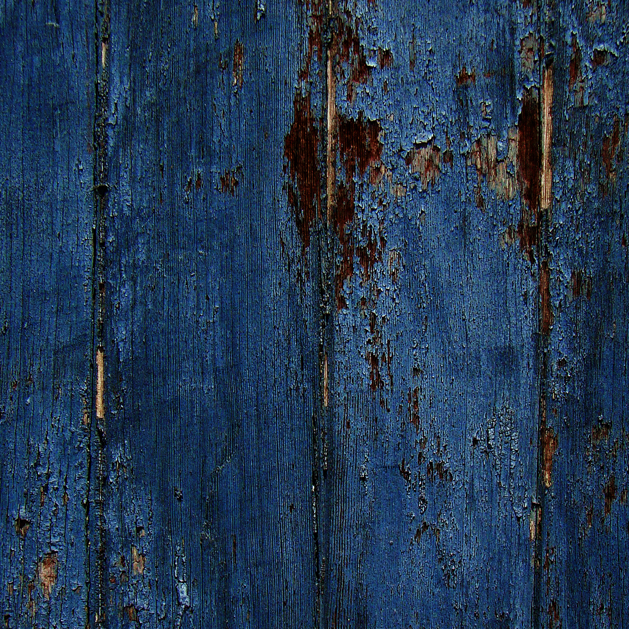 Облупившаяся синяя краска обои