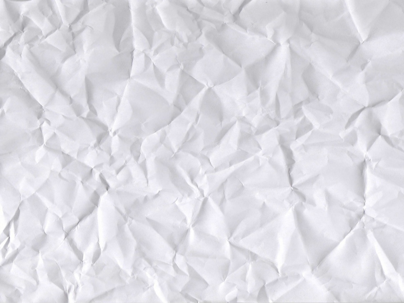 Мятый лист белой бумаги A4 обои