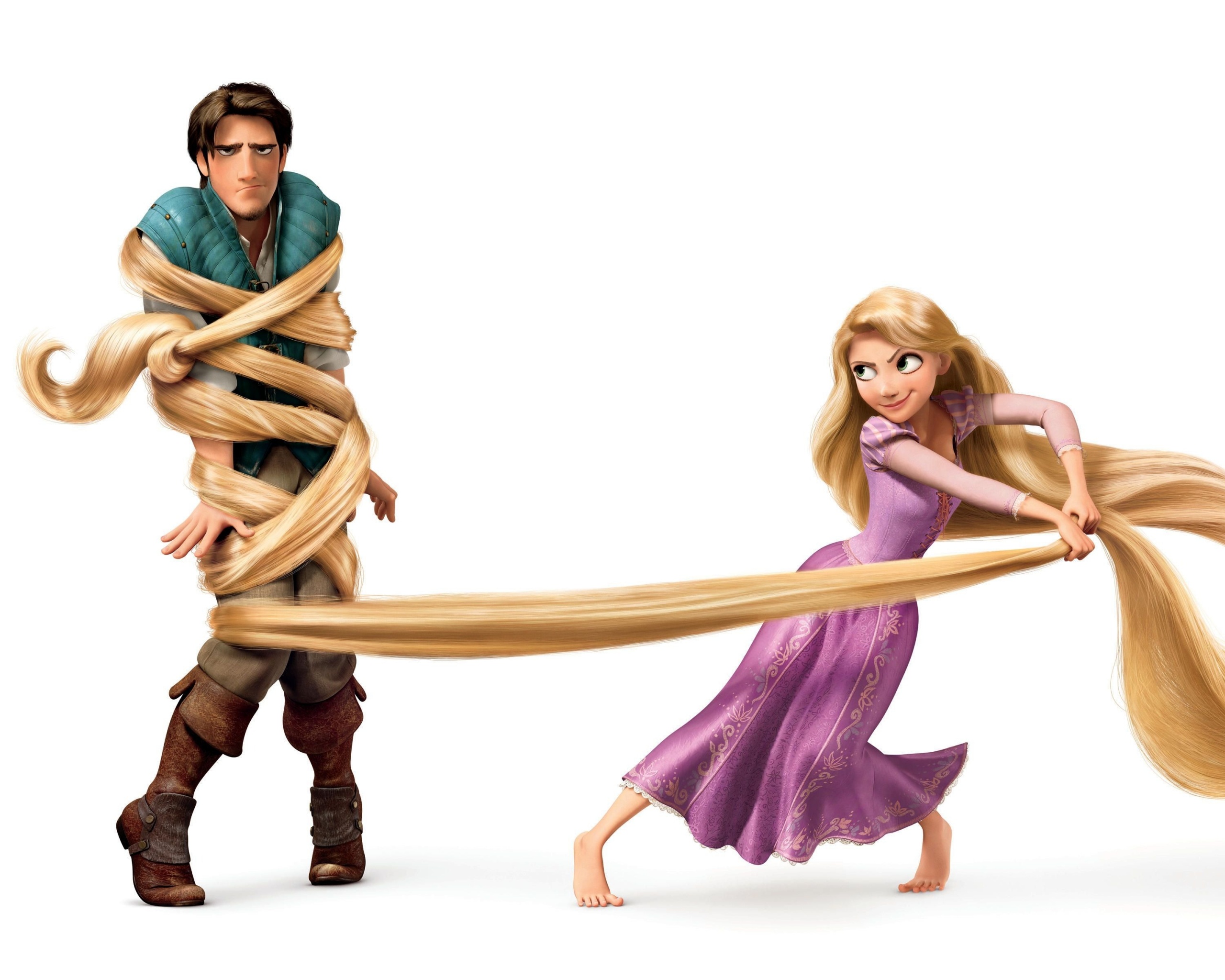 Рапунцель и пойманный Флин обои