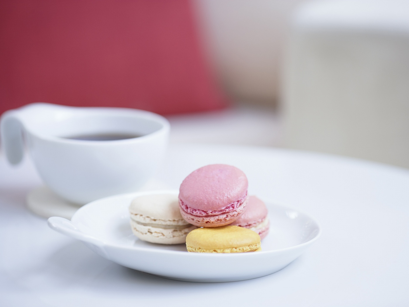 Кофе с пирожным обои