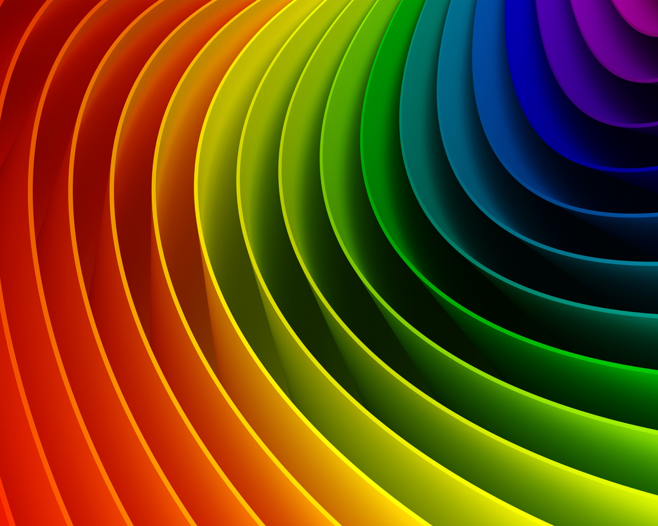 Радуга может быть такой обои