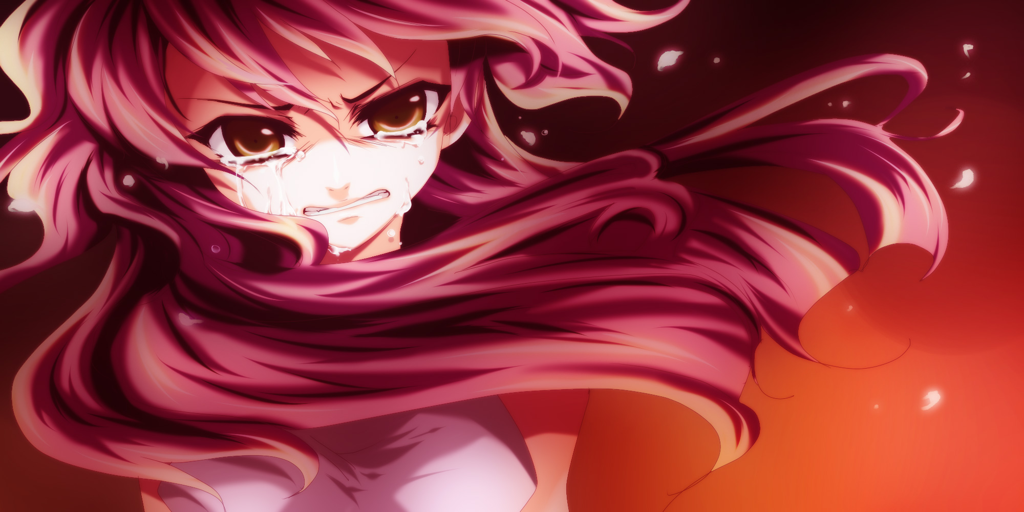 Девушка плачет обои