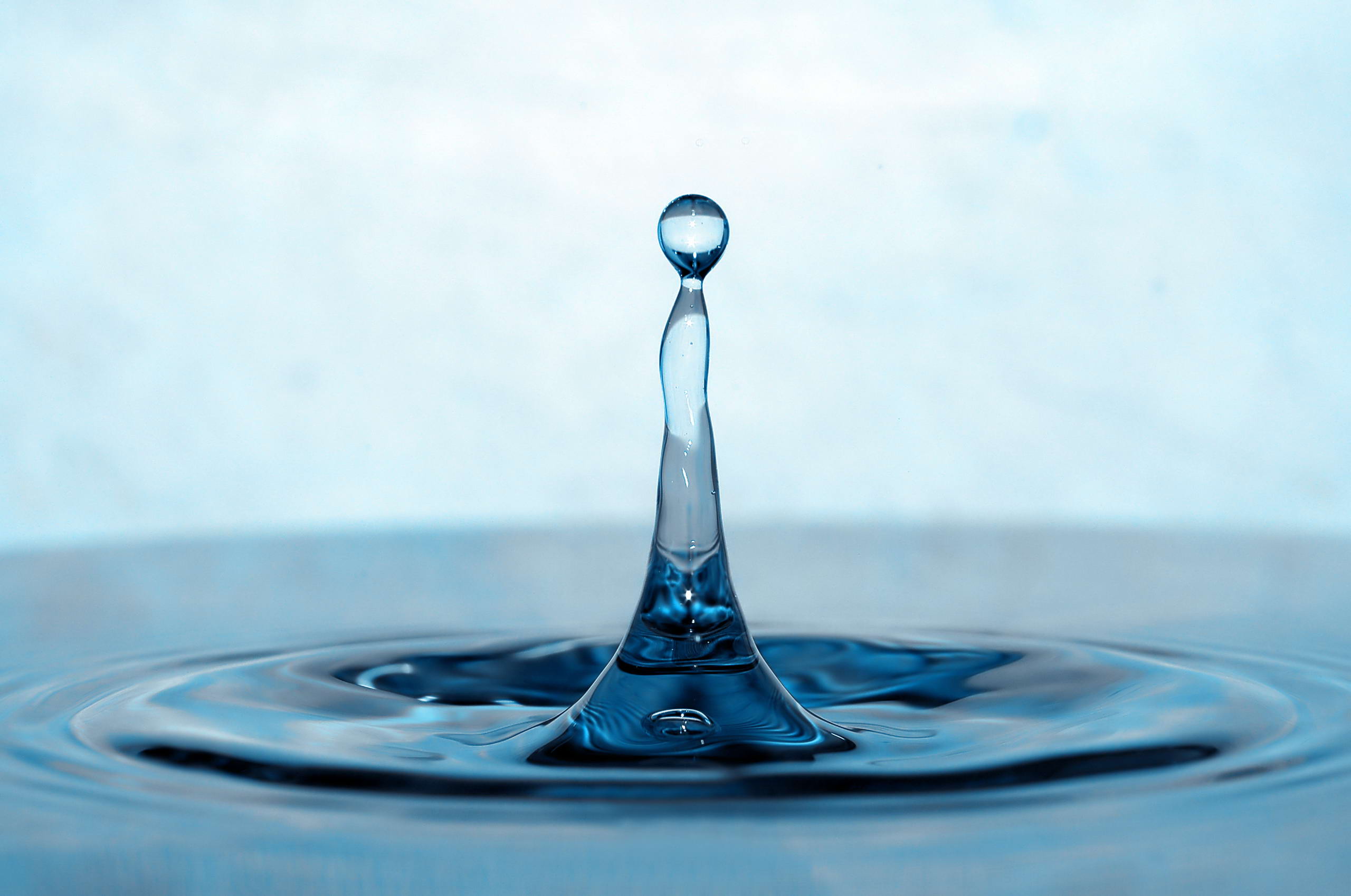 Падение капли обои