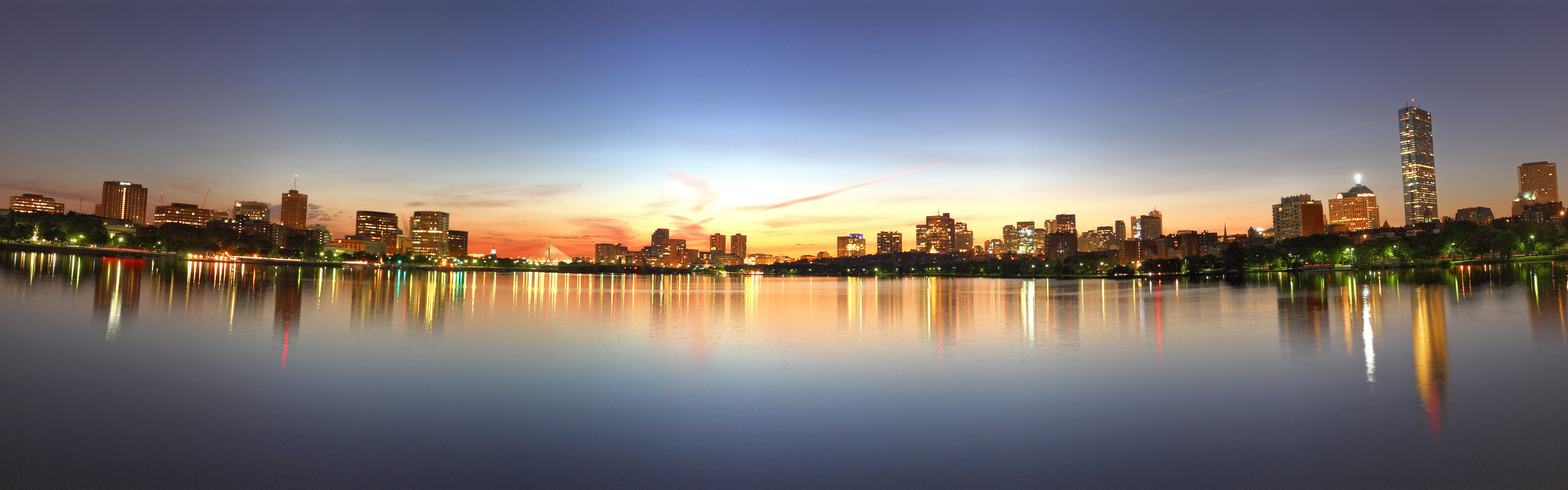 Панорама Бостона обои