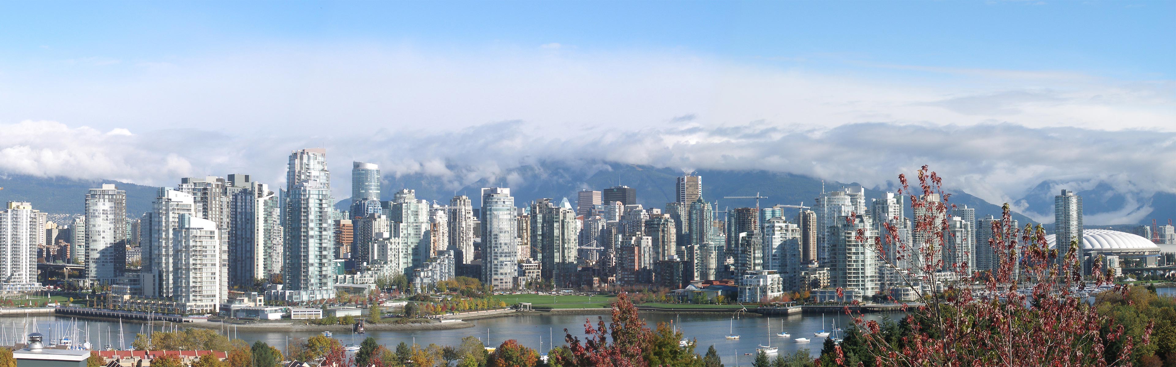 Панорама города обои