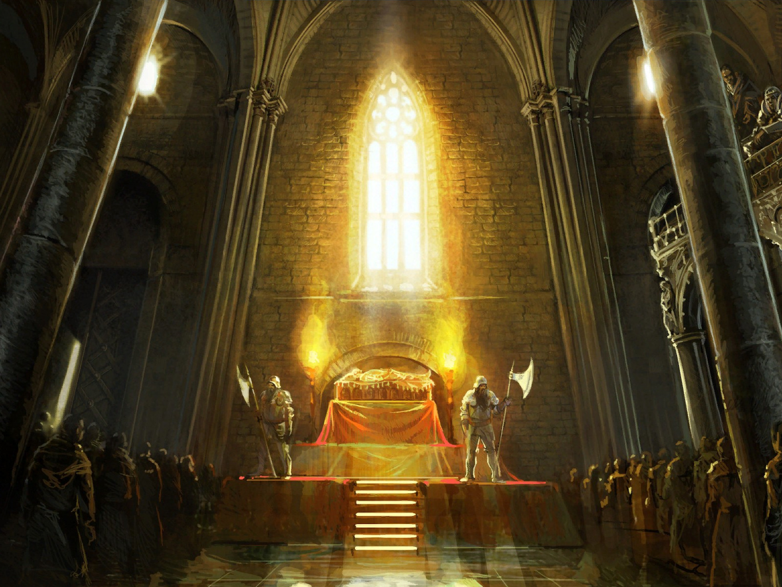 Обитель Ордена Пылающей Розы обои