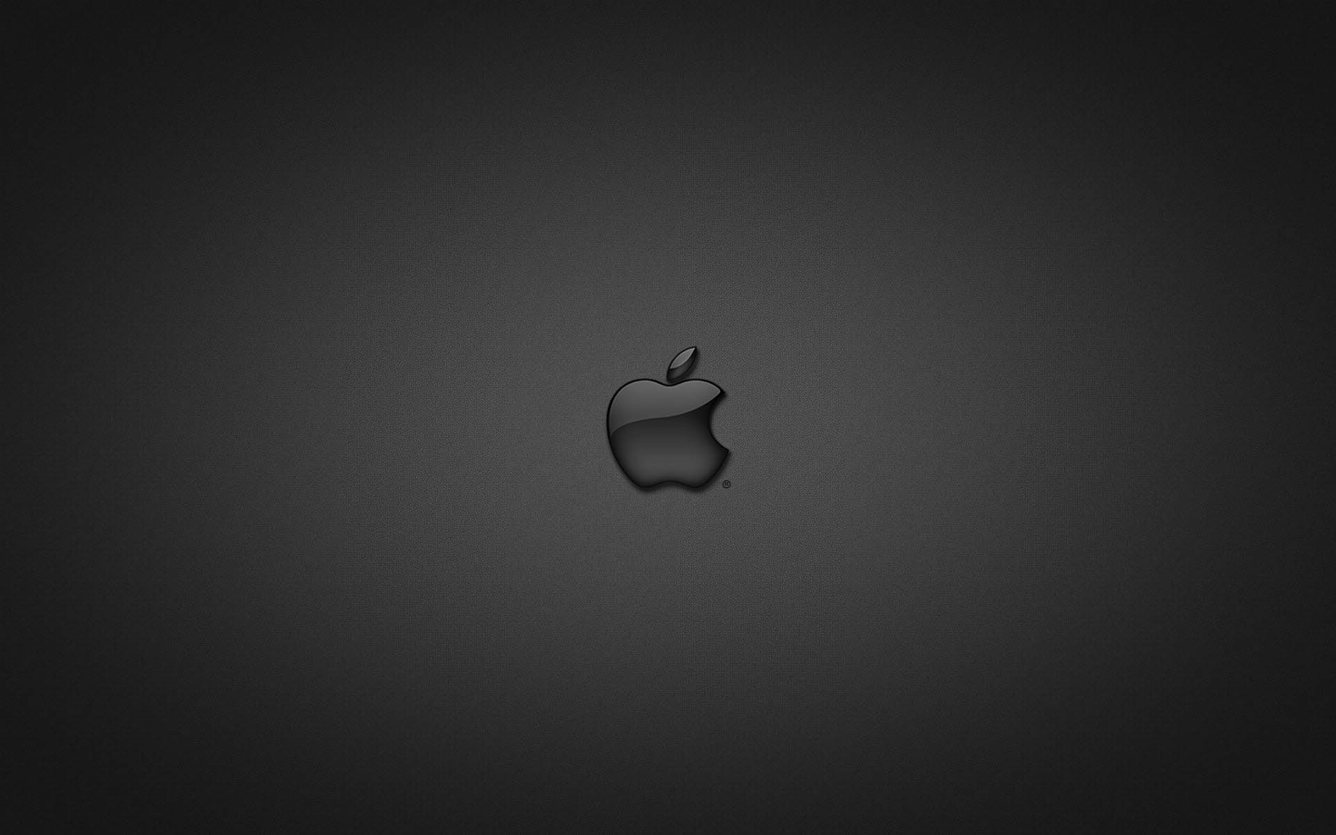 Логотип apple в стекле обои