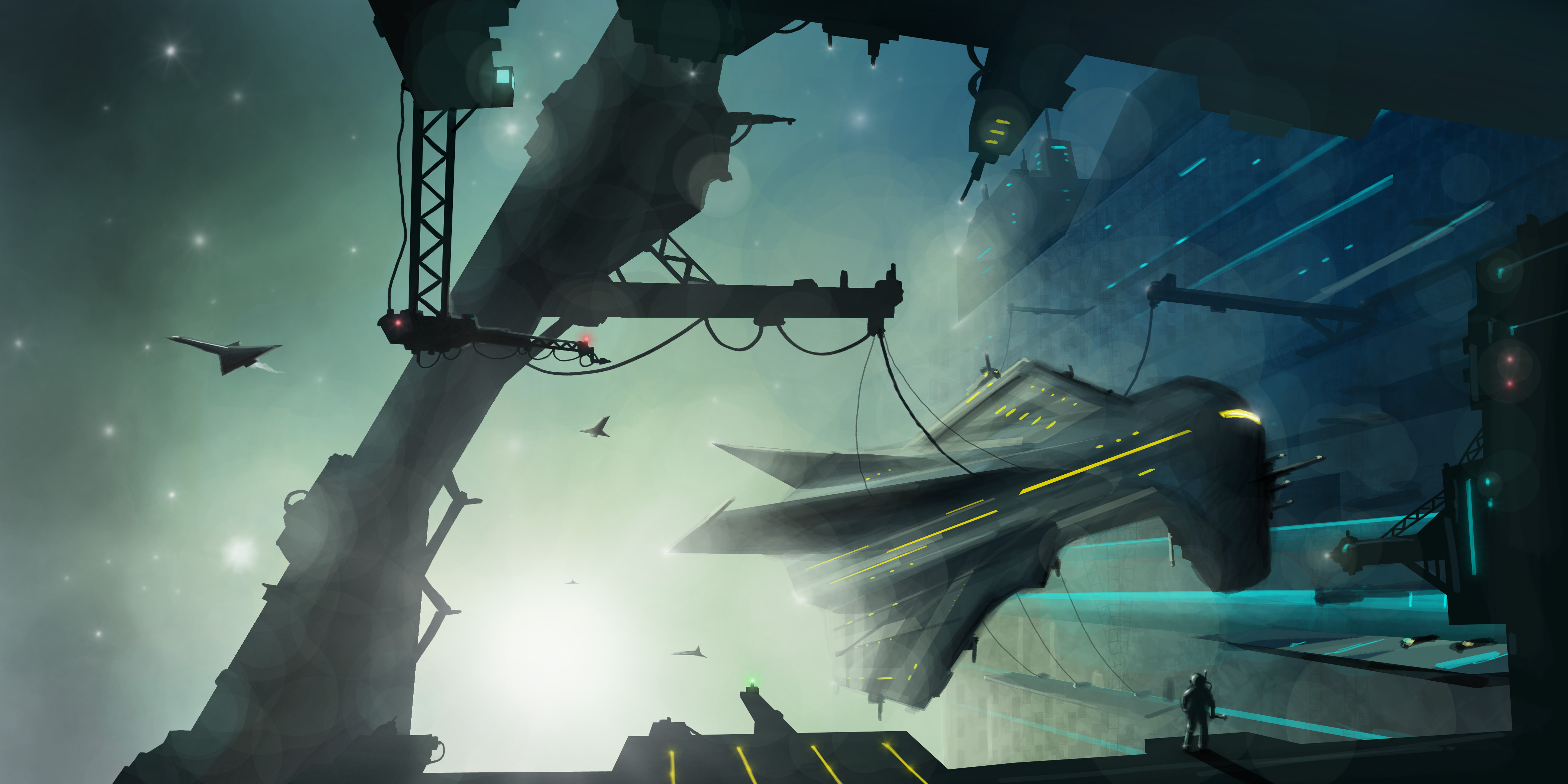 Космопорт обои