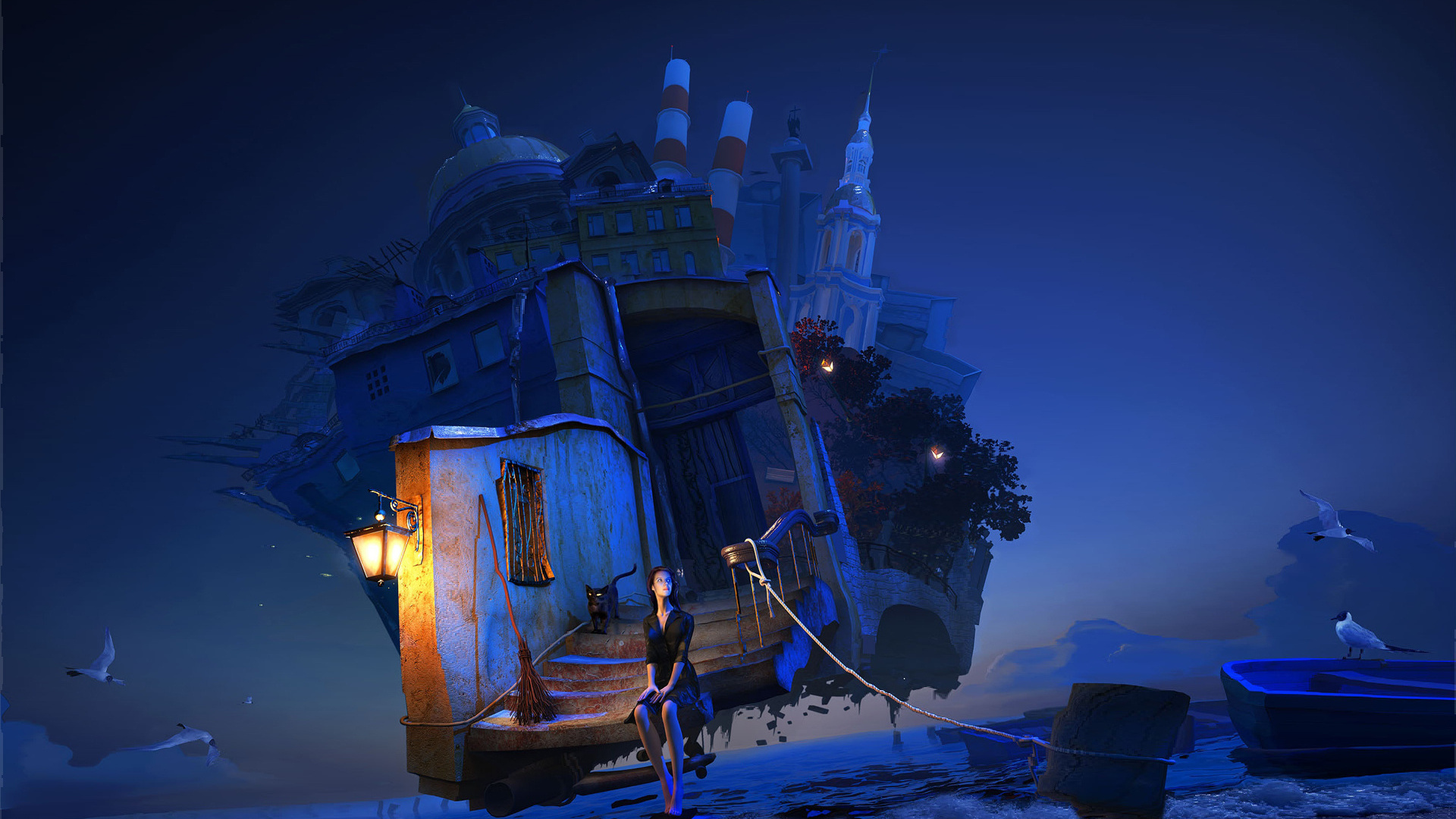 Мрачный Питер обои