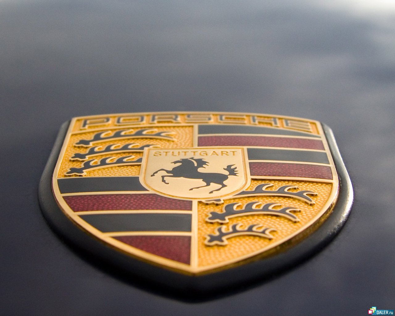 Логотип порше обои